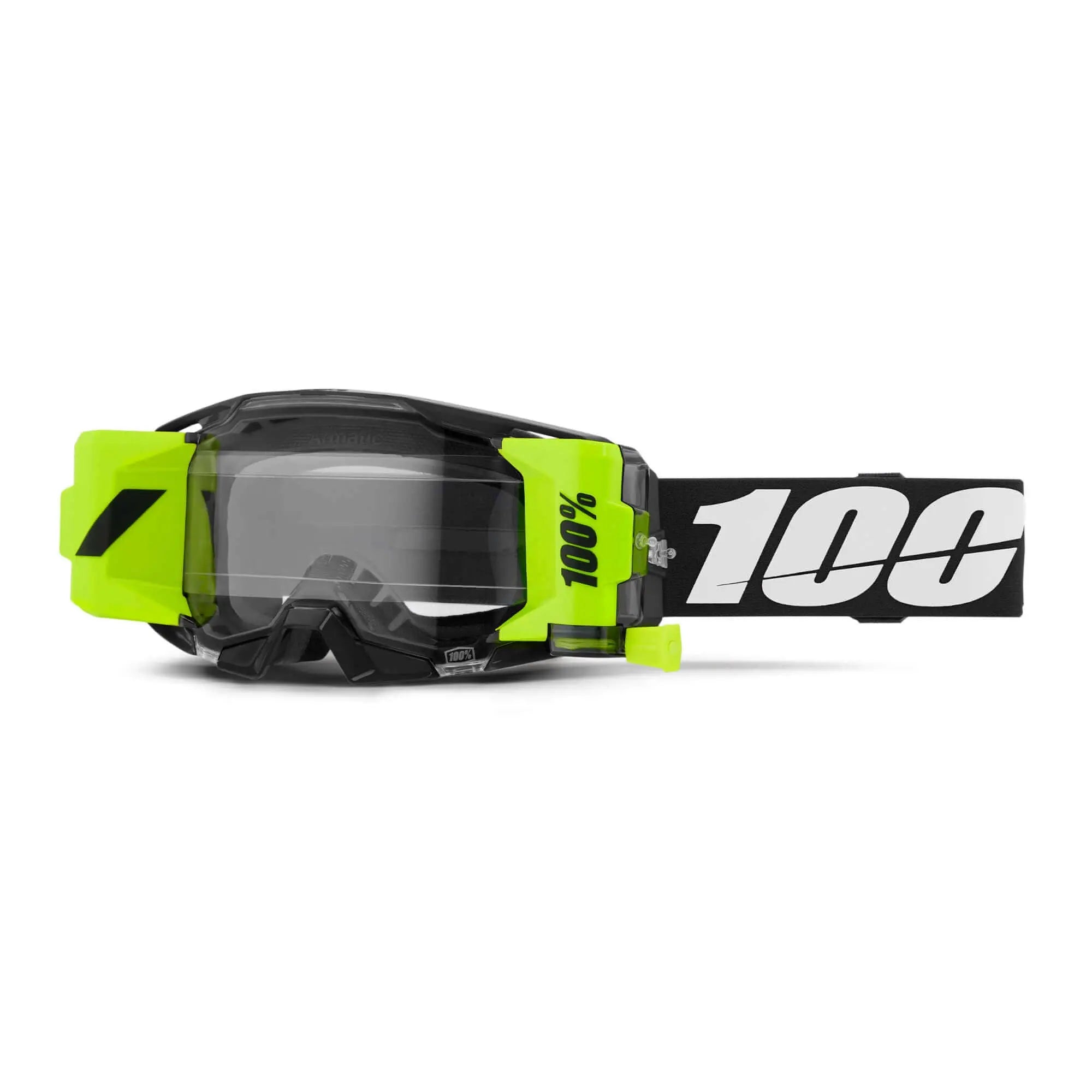 100% ARmatic Forecast Goggles Black / Clear - FREE UK Shipping, FREE 365 Day Returns | Moto Central