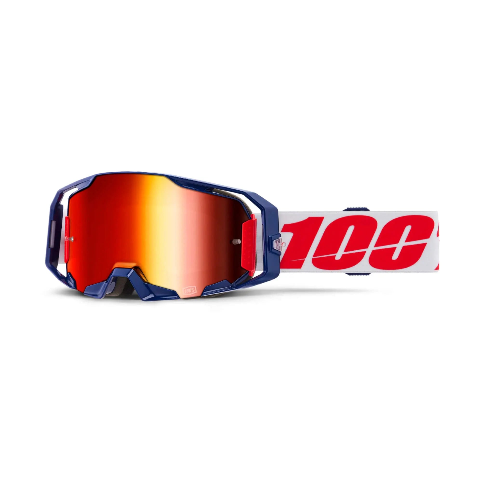 100% ARmatic Goggles Mach Z / Mirror Red Lens - FREE UK Shipping, FREE 365 Day Returns | Moto Central