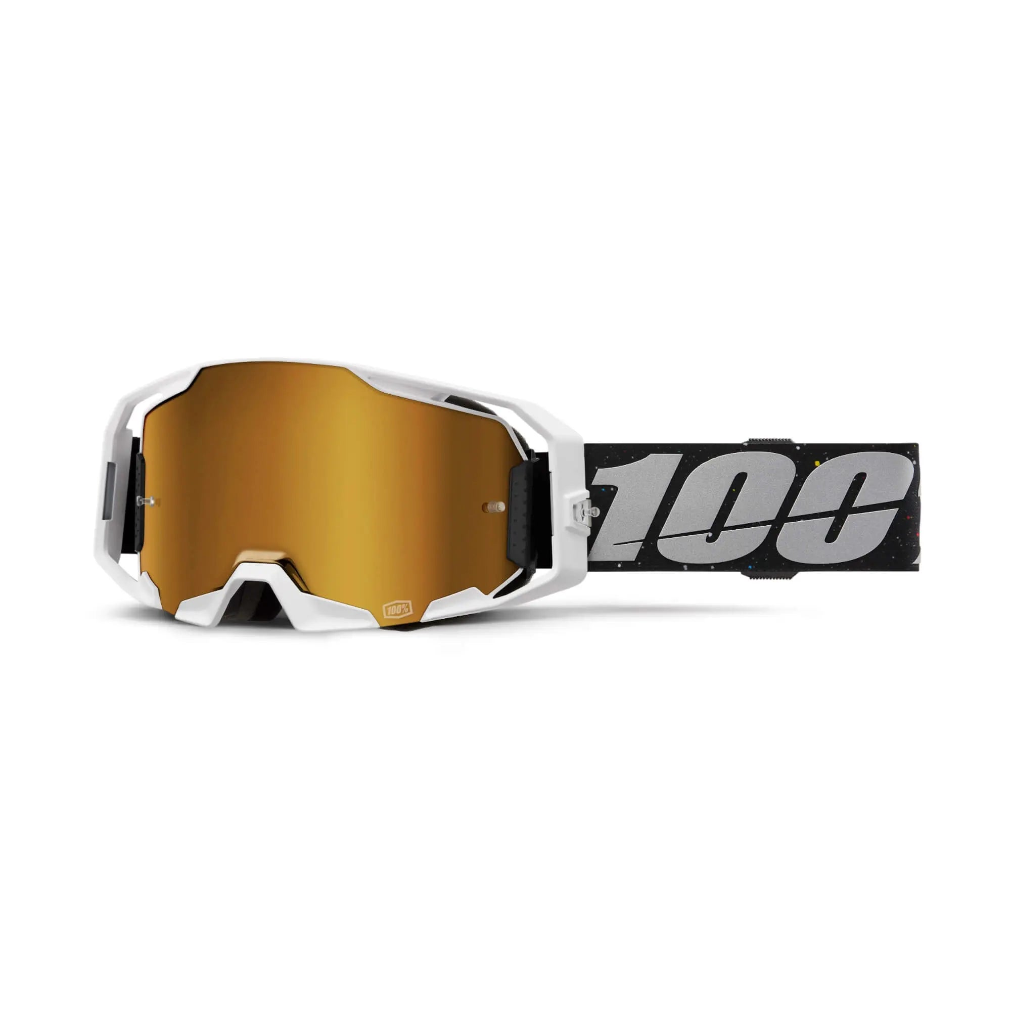 100% ARmatic Goggles RapidRacer / Mirror Gold Lens - FREE UK Shipping, FREE 365 Day Returns | Moto Central