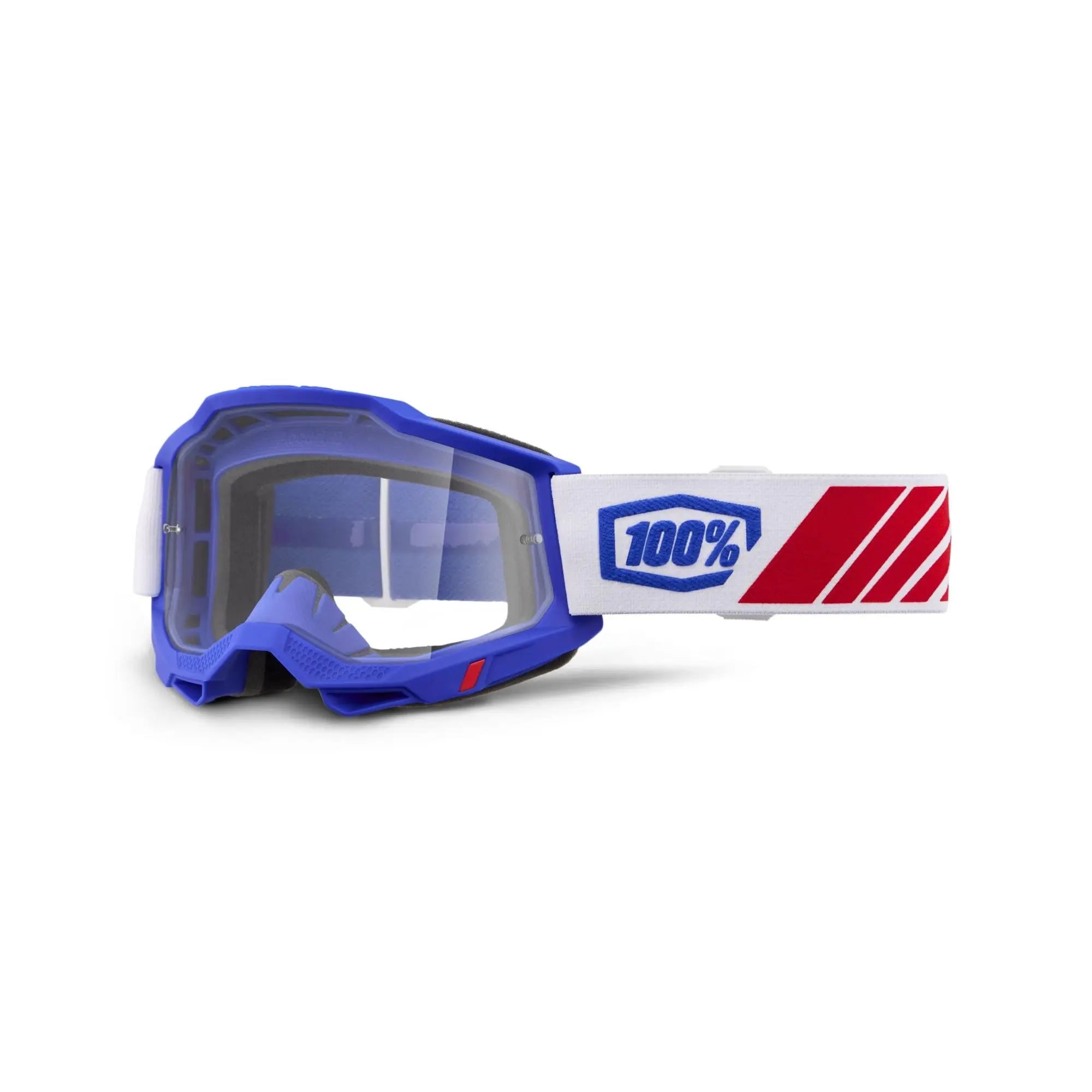 100% Accuri 2 Goggles Kolby / Clear Lens - FREE UK Shipping, FREE 365 Day Returns | Moto Central