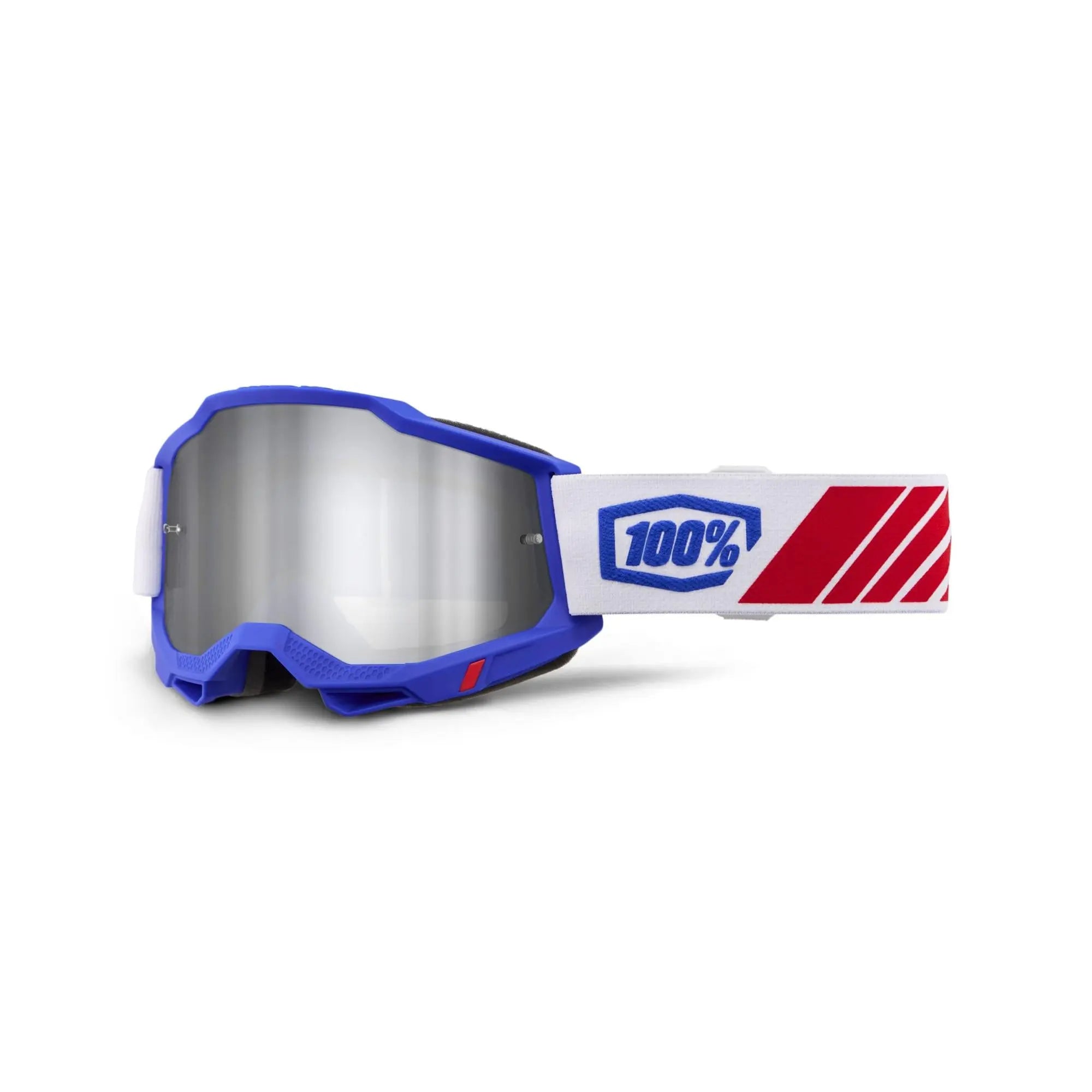 100% Accuri 2 Goggles Kolby / Mirror Silver Lens - FREE UK Shipping, FREE 365 Day Returns | Moto Central