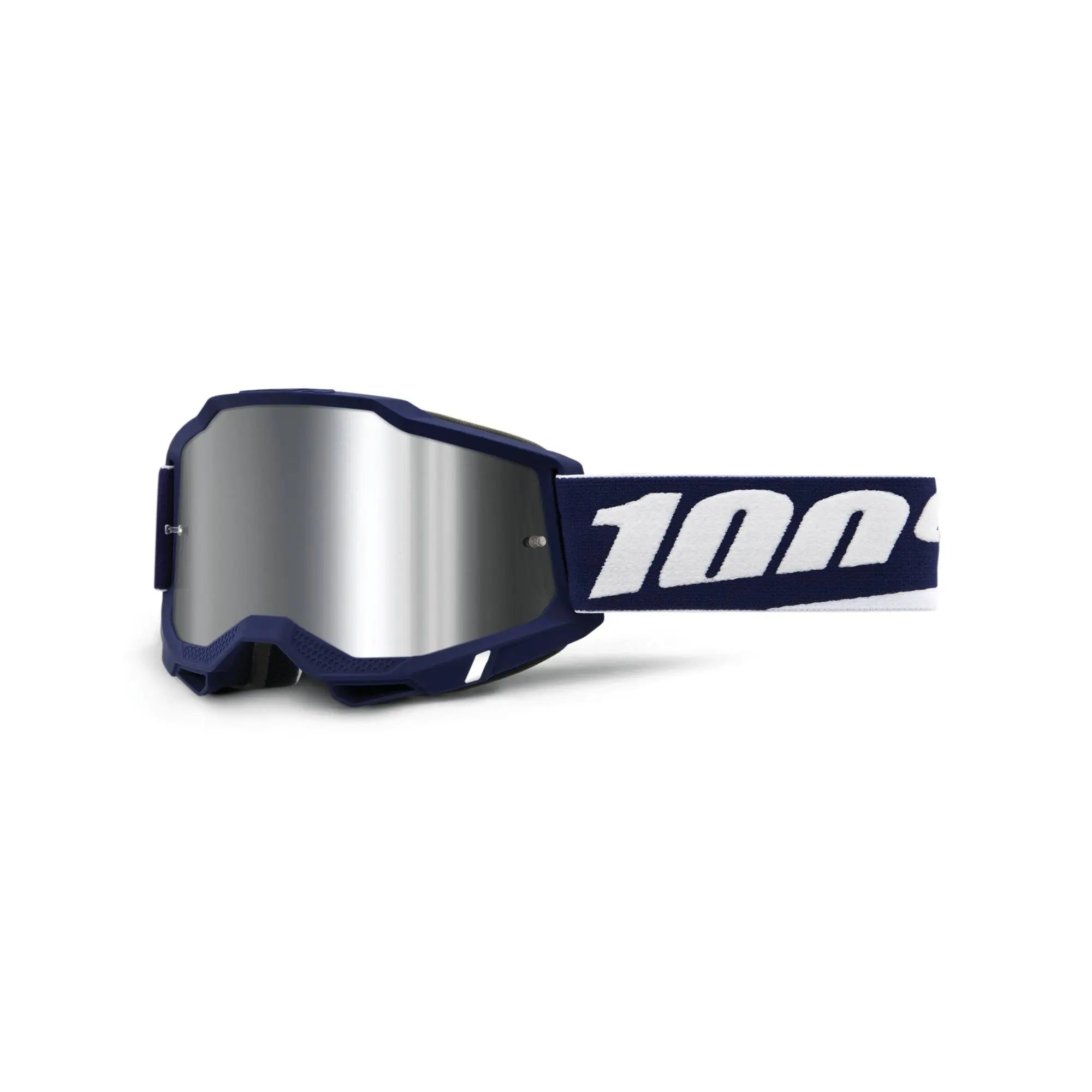 100% Accuri 2 Goggles Mifflin / Mirror Silver Flash Lens - FREE UK Shipping, FREE 365 Day Returns | Moto Central