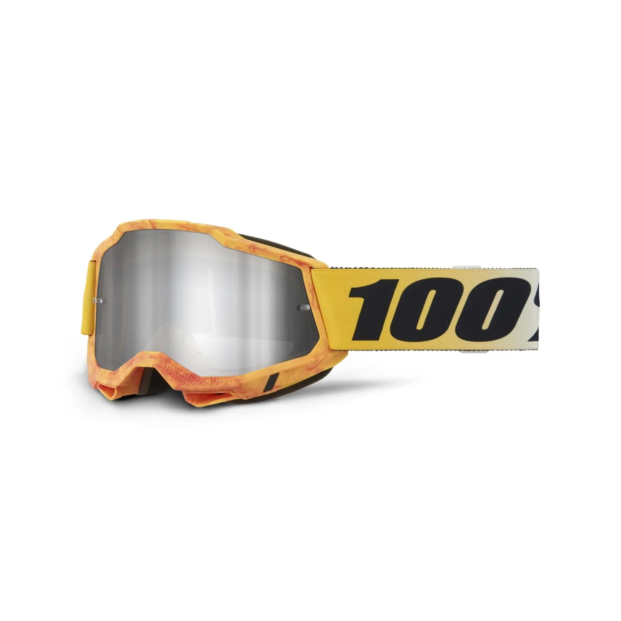 100% Accuri 2 Goggles Razza / Mirror Silver Lens - FREE UK Shipping, FREE 365 Day Returns | Moto Central