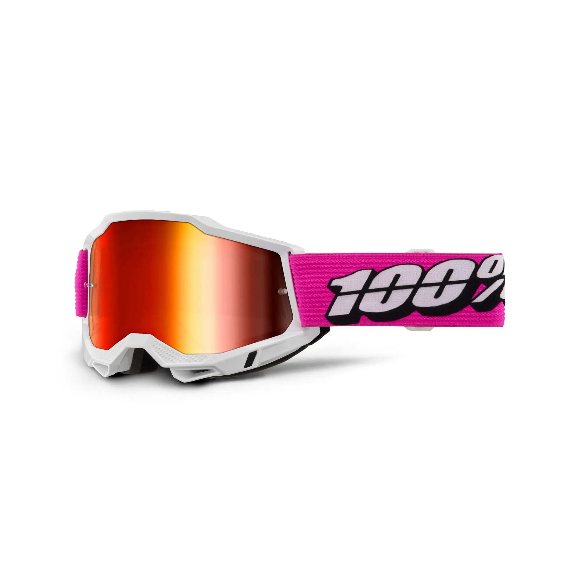 100% Accuri 2 Goggles Roy / Mirror Red Lens - FREE UK Shipping, FREE 365 Day Returns | Moto Central