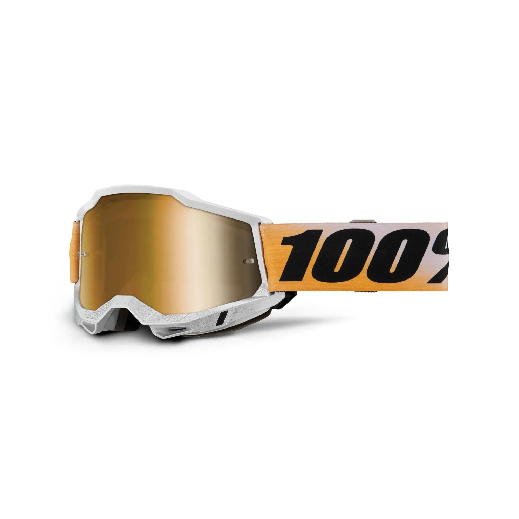 100% Accuri 2 Goggles Shiv / Mirror True Gold Lens - FREE UK Shipping, FREE 365 Day Returns | Moto Central