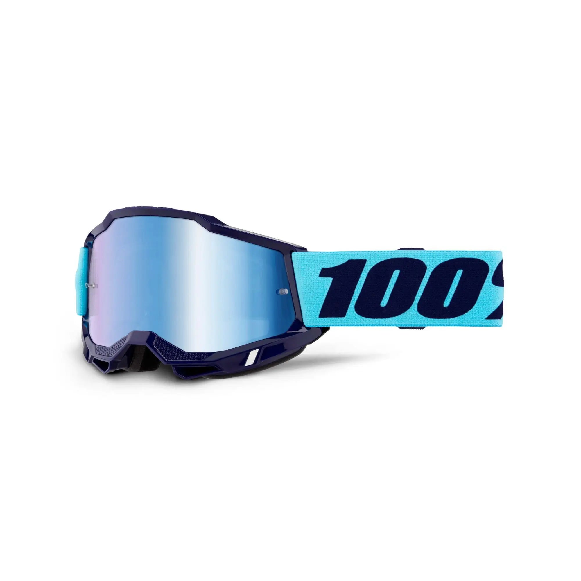 100% Accuri 2 Goggles Vaulter / Mirror Blue Lens - FREE UK Shipping, FREE 365 Day Returns | Moto Central