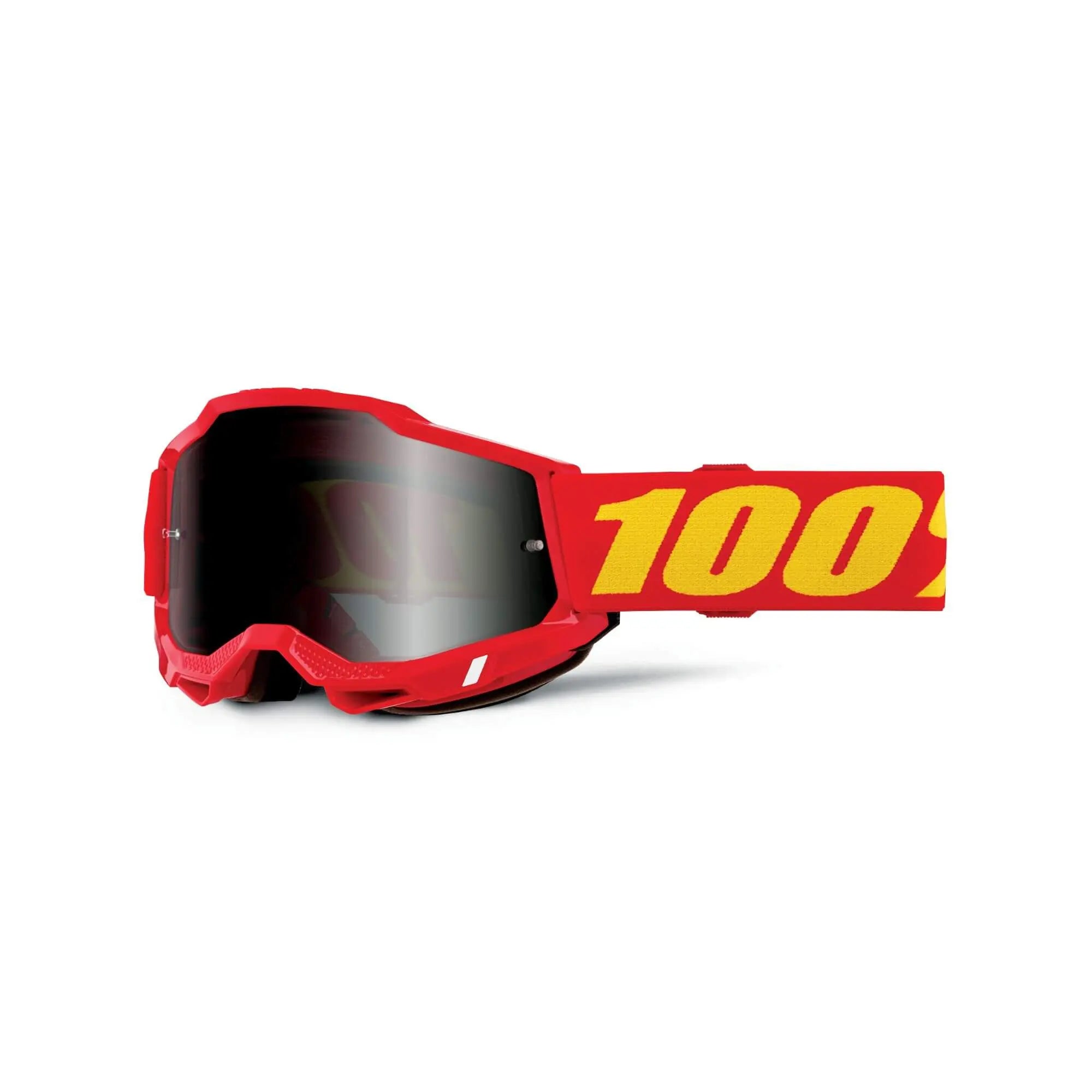 100% Accuri 2 Sand Goggles Red / Smoke Lens - FREE UK Shipping, FREE 365 Day Returns | Moto Central