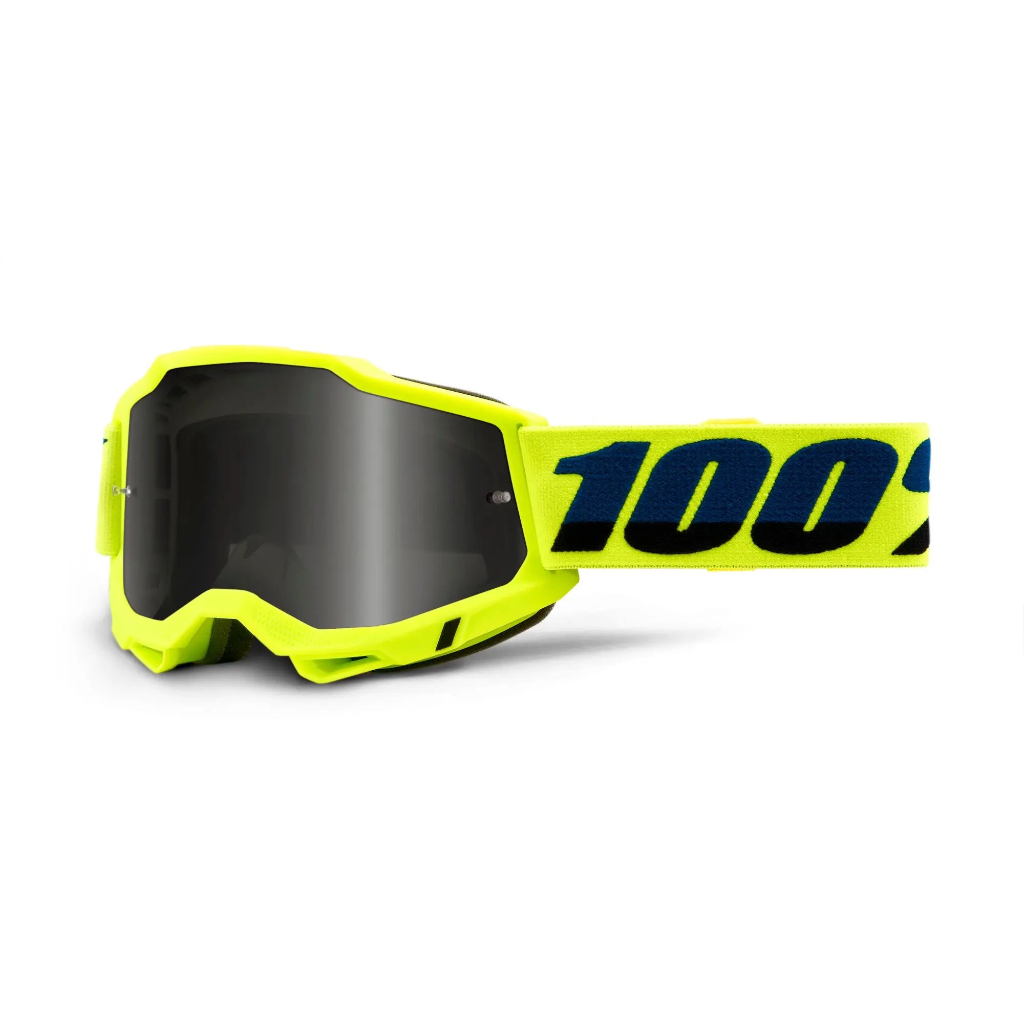 100% Accuri 2 Sand Goggles Yellow / Smoke Lens - FREE UK Shipping, FREE 365 Day Returns | Moto Central