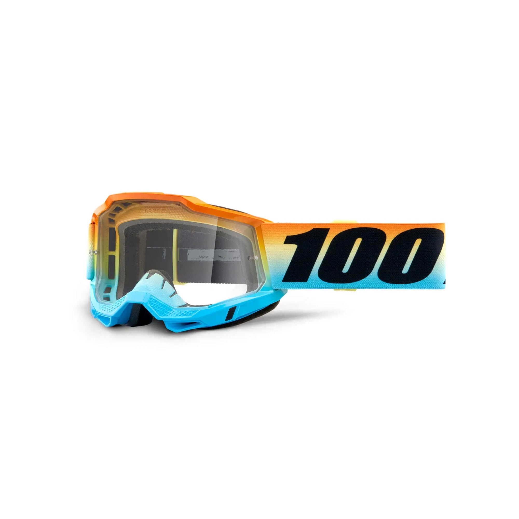 100% Accuri 2 Youth Goggles Sunset / Clear Lens - FREE UK Shipping, FREE 365 Day Returns | Moto Central