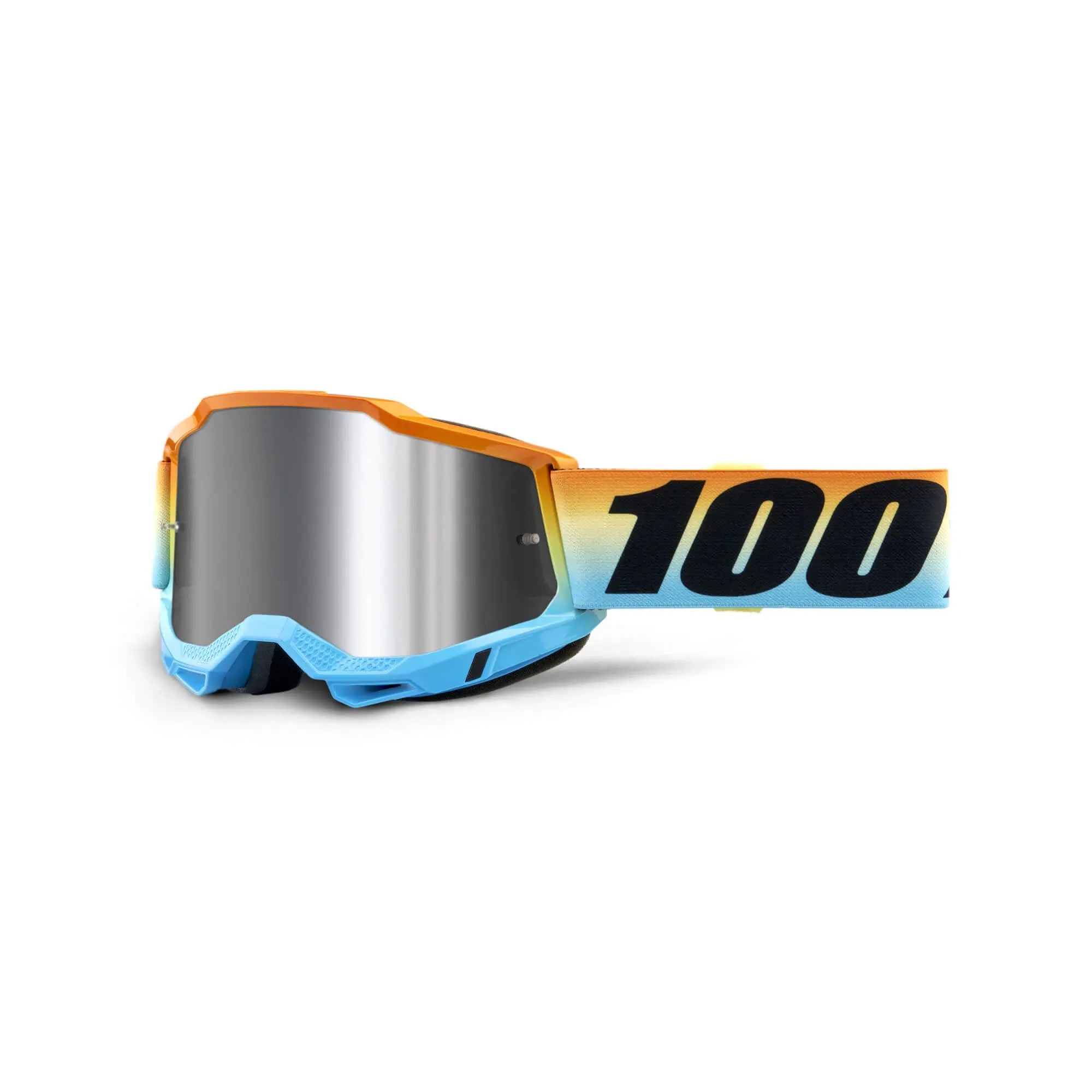 100% Accuri 2 Youth Goggles Sunset / Flash Silver Lens - FREE UK Shipping, FREE 365 Day Returns | Moto Central