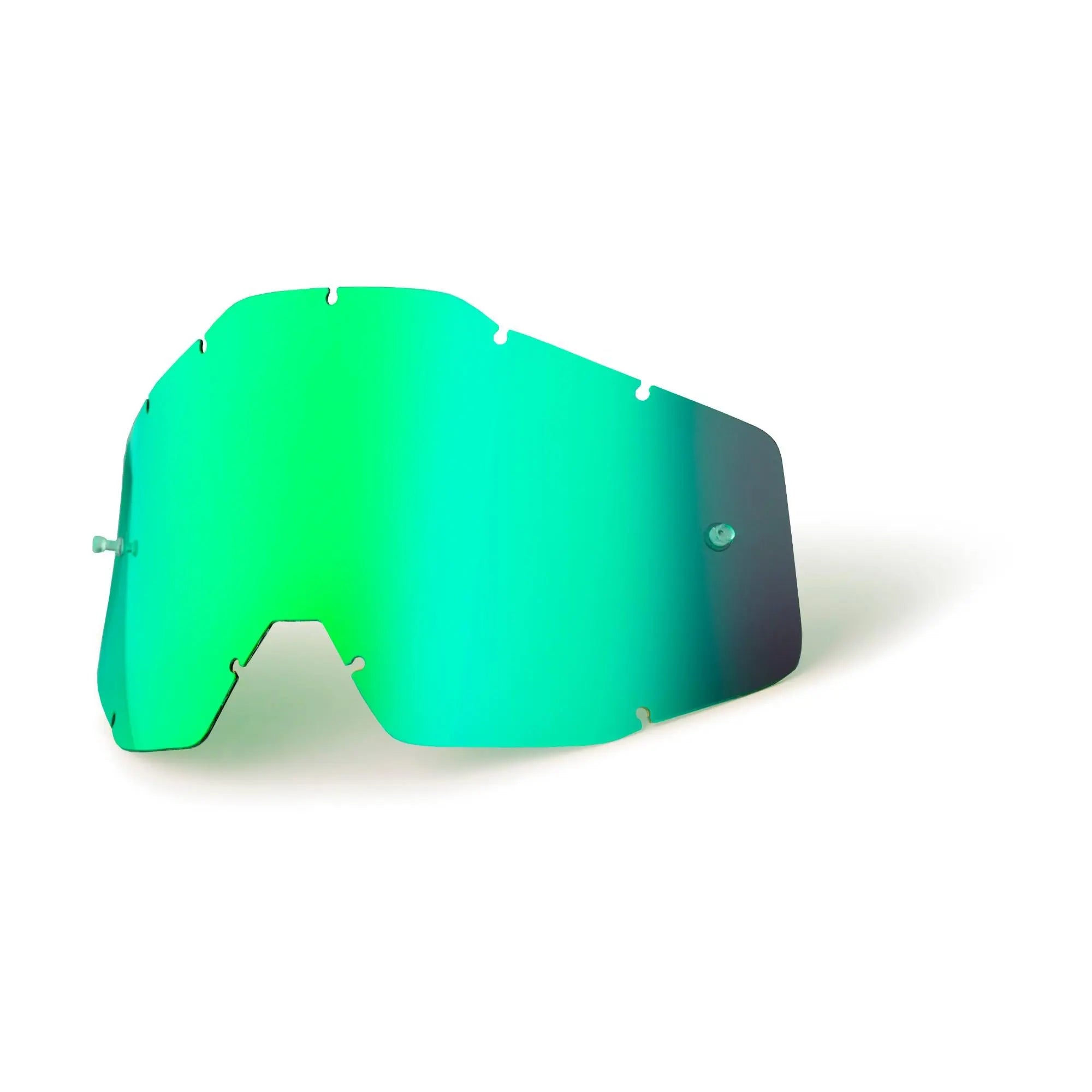 100% Accuri / Strata Youth Anti-Fog Replacement Lens Green / Green - FREE UK Shipping, FREE 365 Day Returns | Moto Central