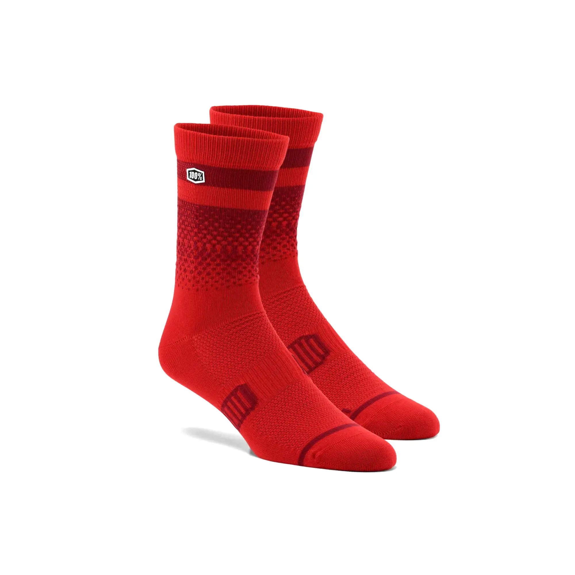 100% Advocate Performance Socks Cherry / Brick - FREE UK Shipping, FREE 365 Day Returns | Moto Central