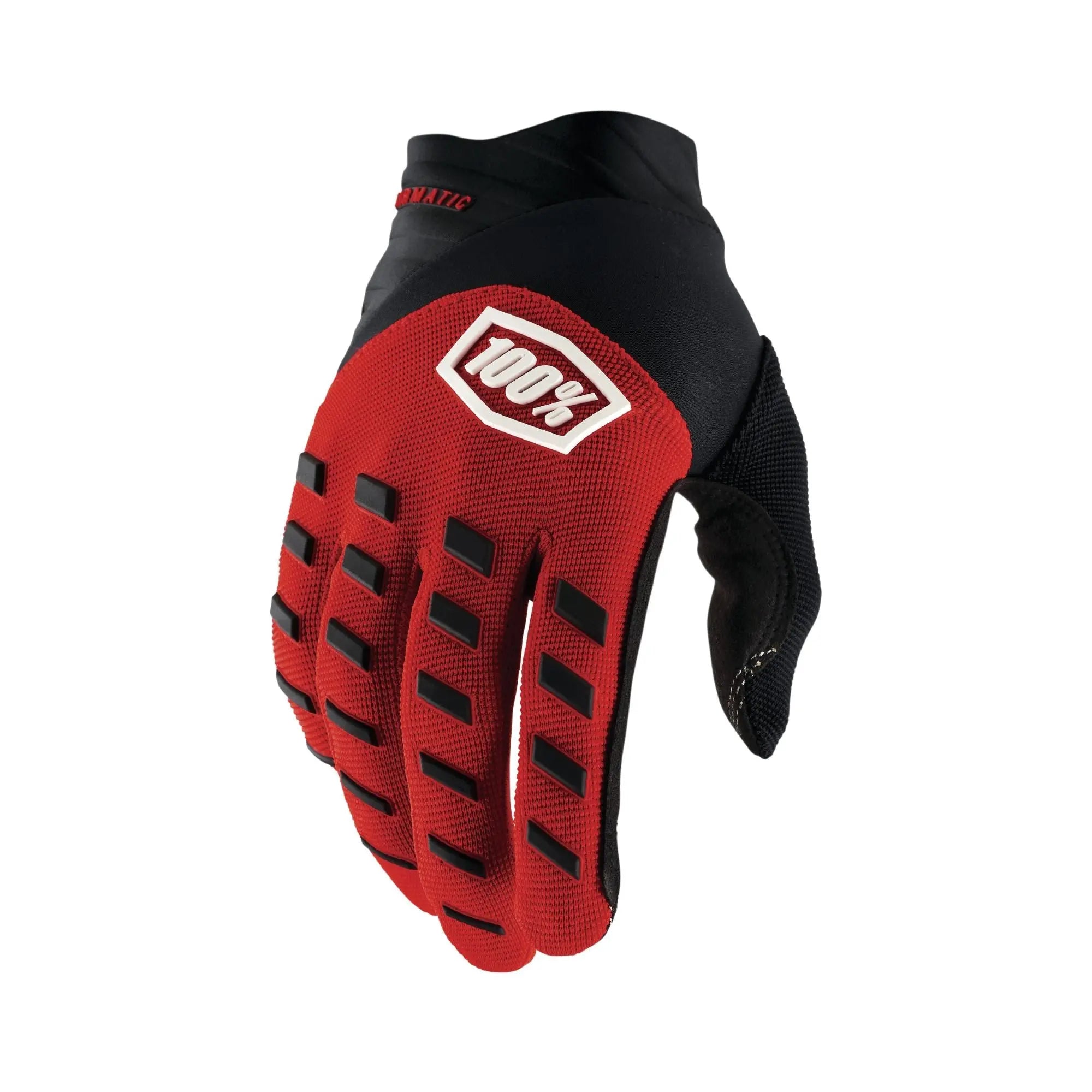 100% Airmatic Gloves Red / Black - FREE UK Shipping, FREE 365 Day Returns | Moto Central