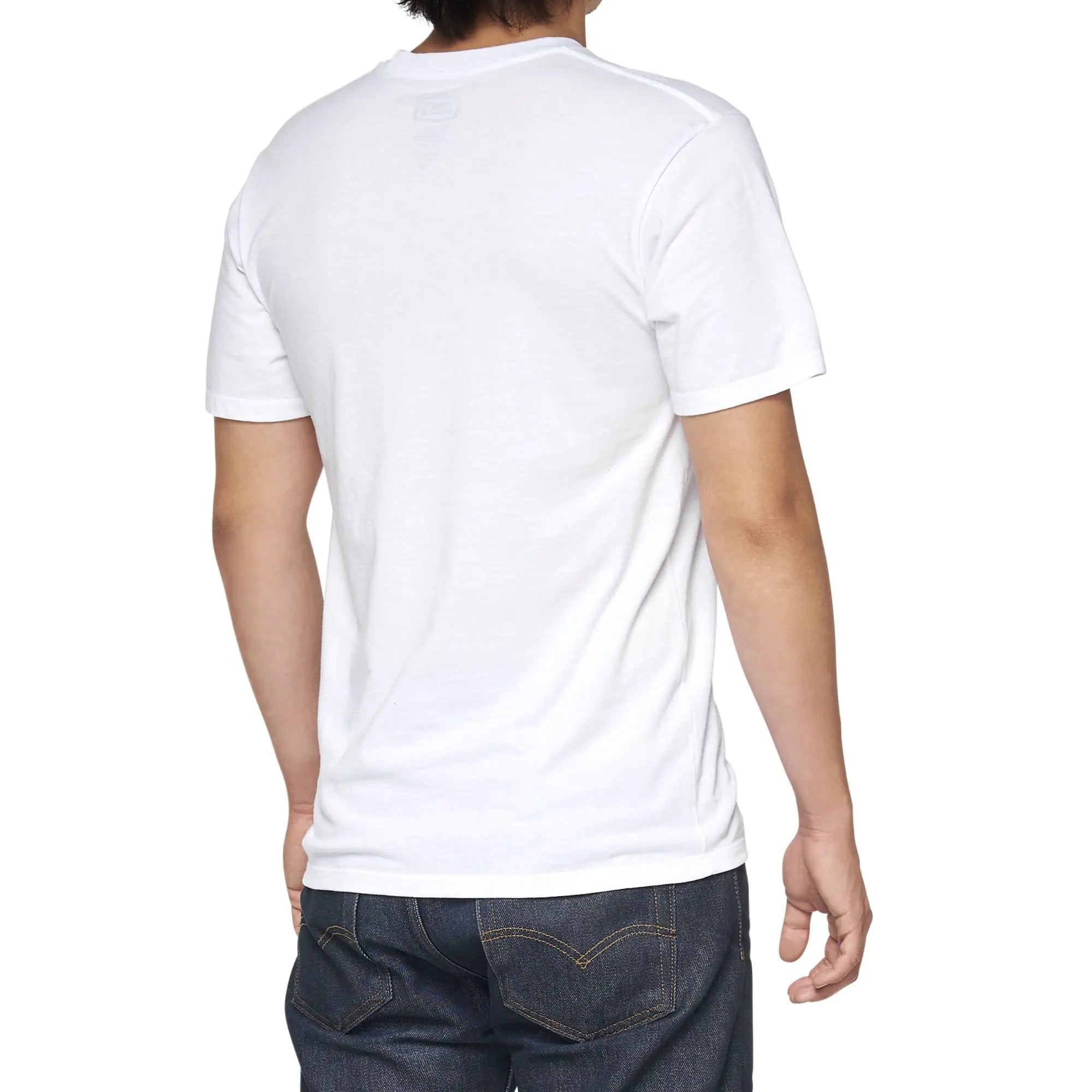 100% Alva T-Shirt White - FREE UK Shipping, FREE 365 Day Returns | Moto Central