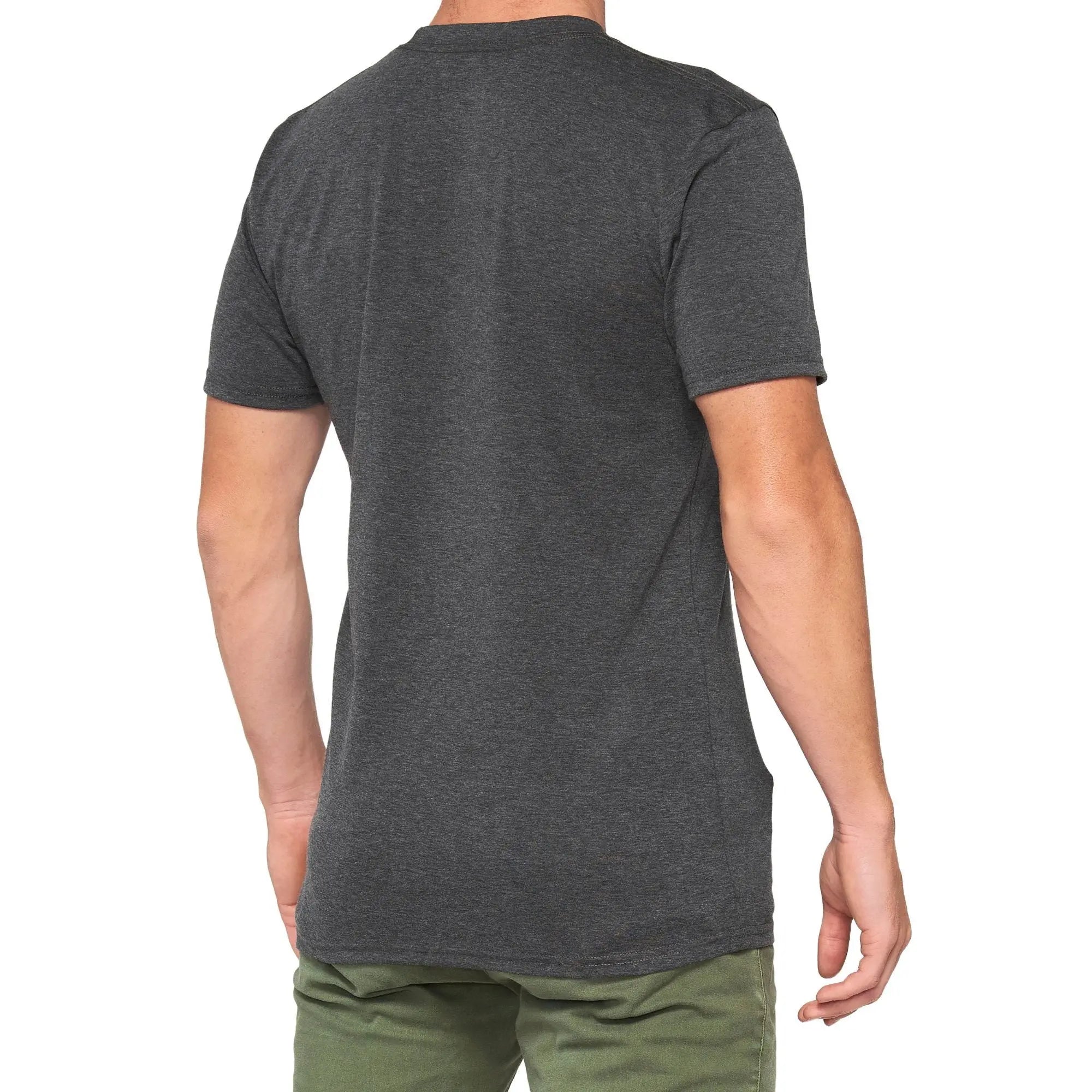 100% Argus Tech T-Shirt Charcoal Heather - FREE UK Shipping, FREE 365 Day Returns | Moto Central