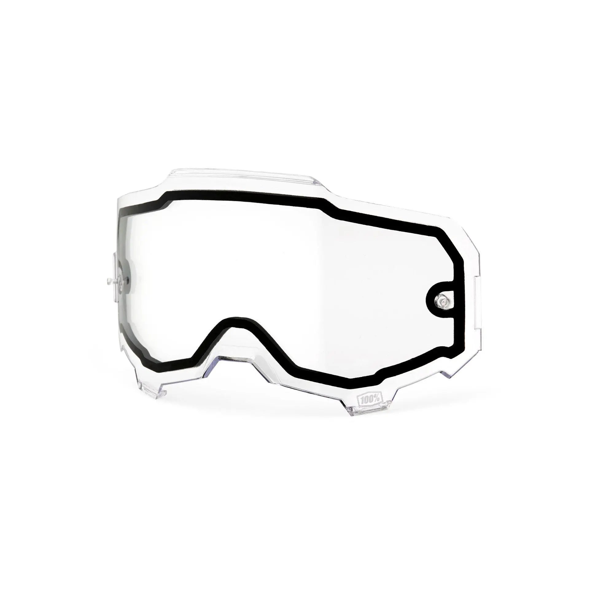 100% Armega Dual Pane Lens Clear - FREE UK Shipping, FREE 365 Day Returns | Moto Central