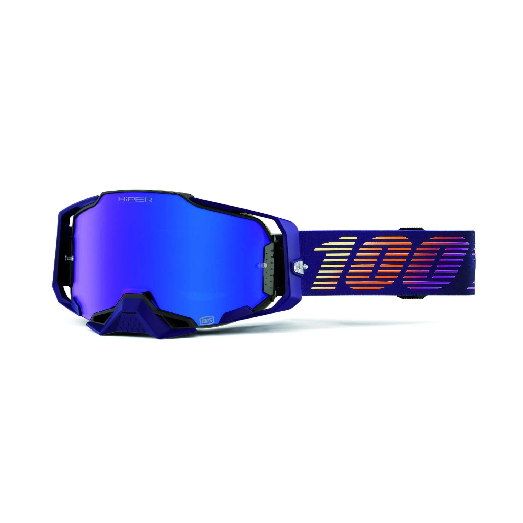 100% Armega Goggles Agenda / HiPER Mirror Blue Lens - FREE UK Shipping, FREE 365 Day Returns | Moto Central