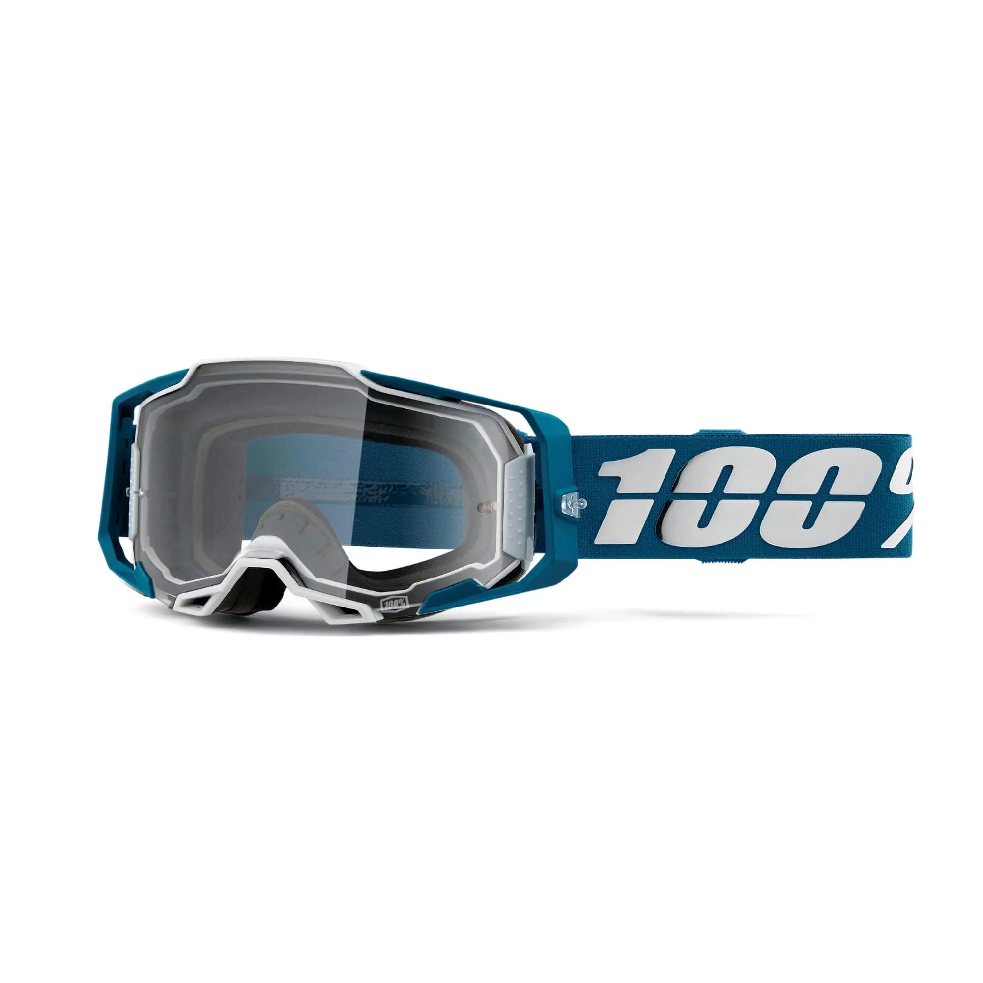 100% Armega Goggles Albar / Clear Lens - FREE UK Shipping, FREE 365 Day Returns | Moto Central