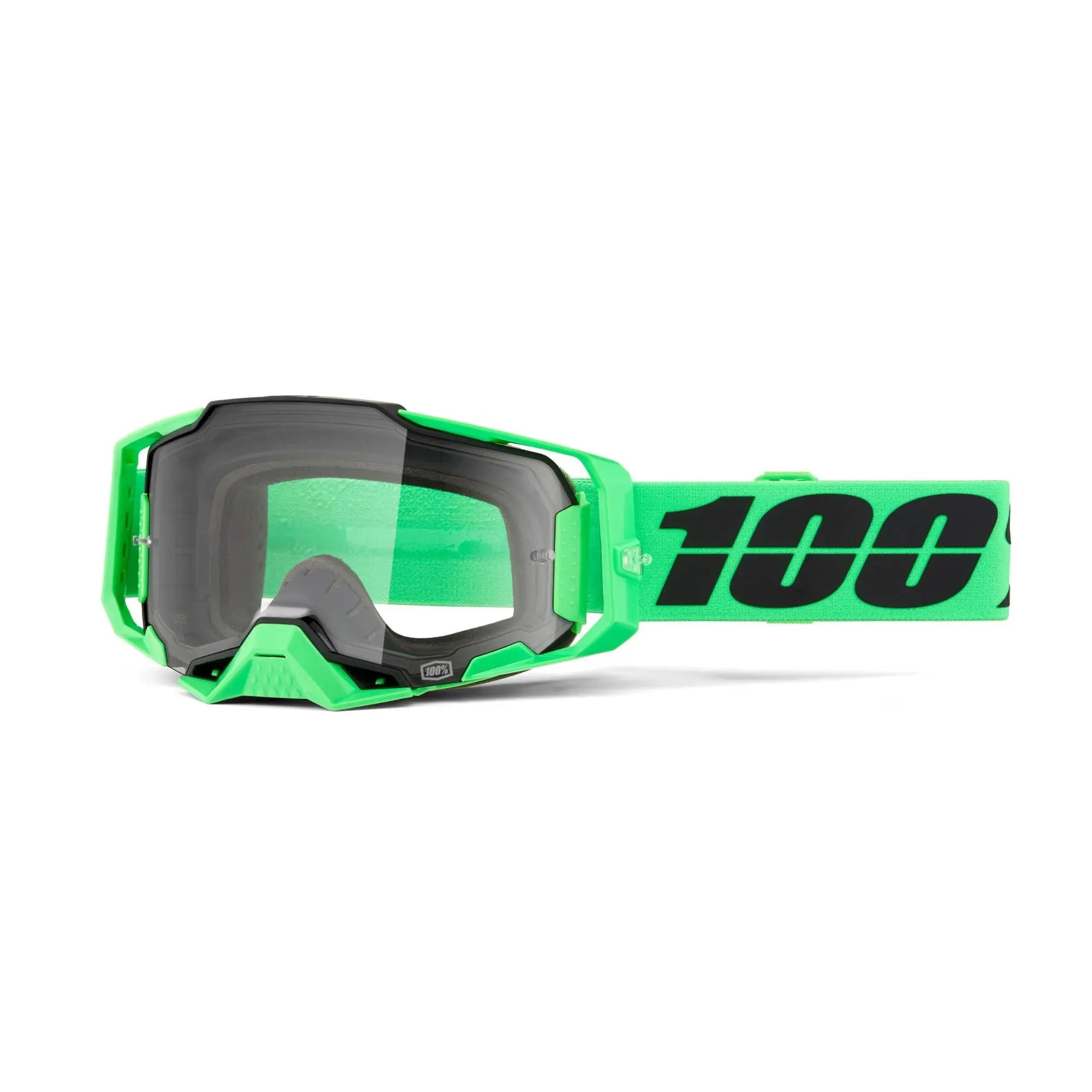 100% Armega Goggles Anza 2 / Clear Lens - FREE UK Shipping, FREE 365 Day Returns | Moto Central