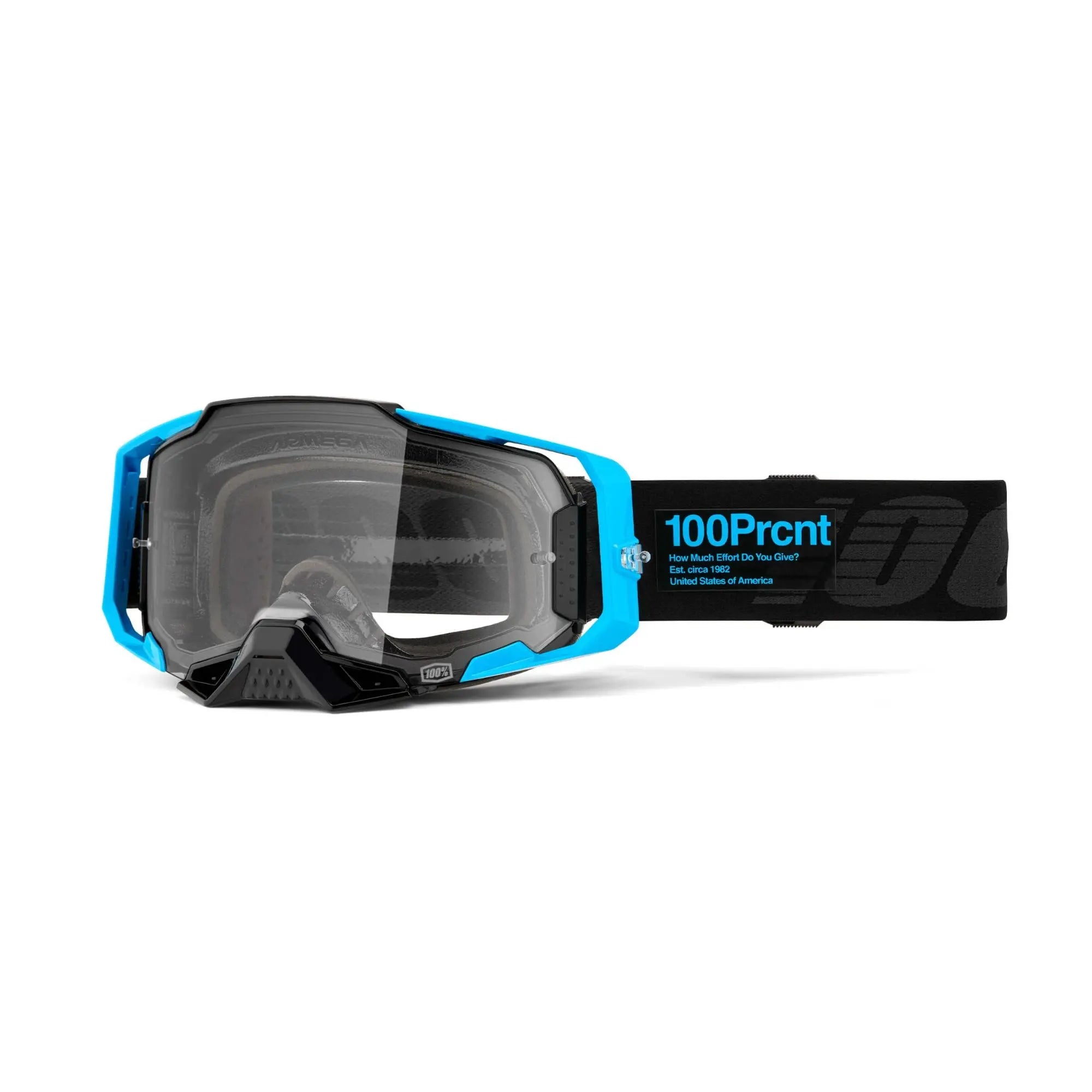 100% Armega Goggles Barley 2 / Clear Lens - FREE UK Shipping, FREE 365 Day Returns | Moto Central