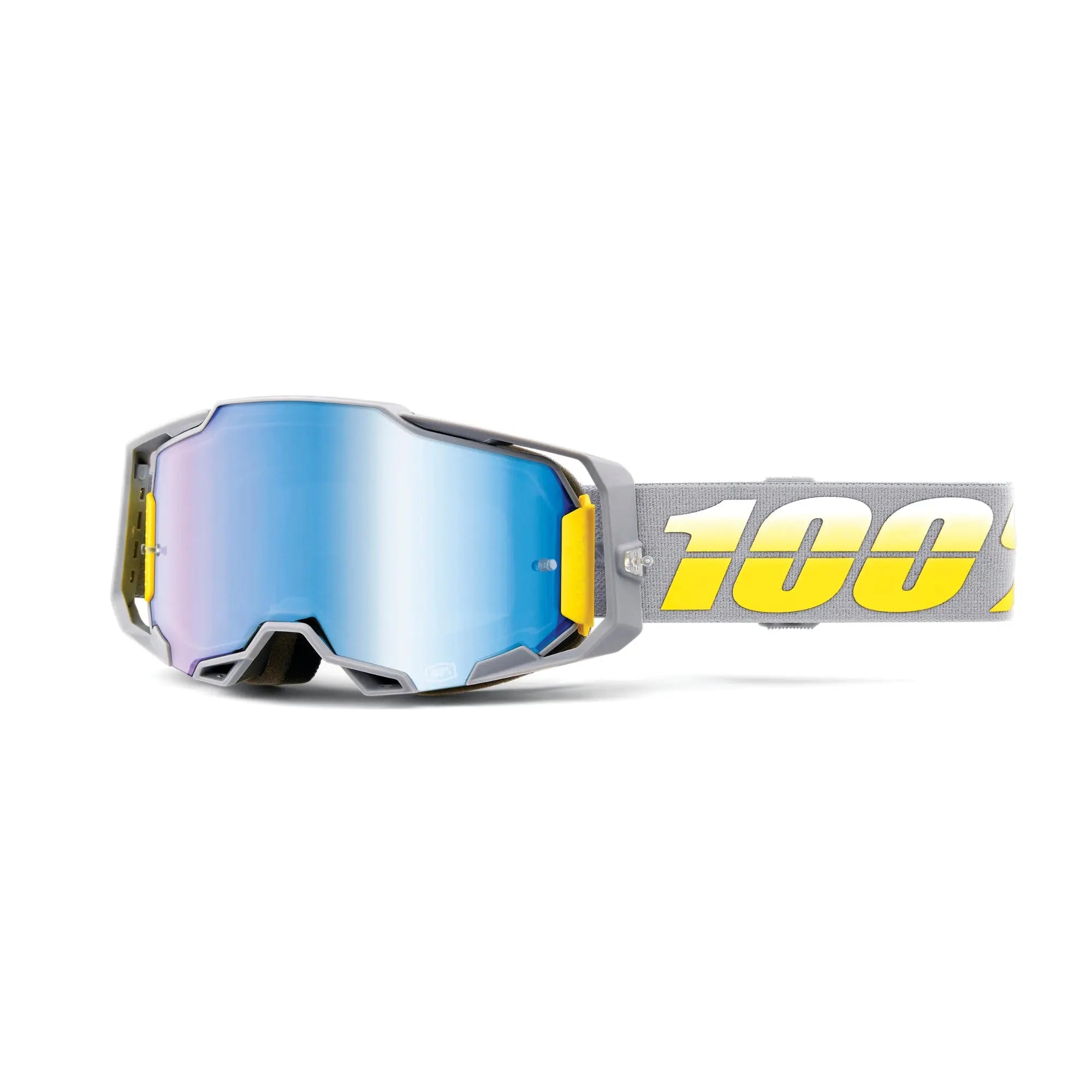 100% Armega Goggles Complex / Mirror Blue Lens - FREE UK Shipping, FREE 365 Day Returns | Moto Central