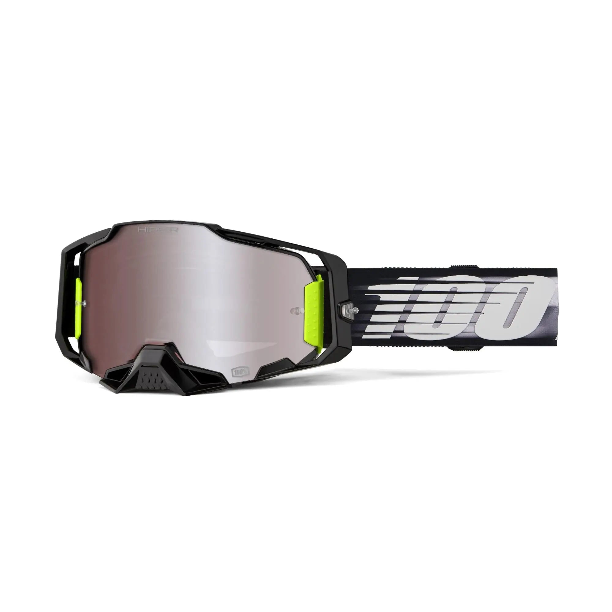 100% Armega Goggles LightSpeed / HiPER Mirror Silver Lens - FREE UK Shipping, FREE 365 Day Returns | Moto Central