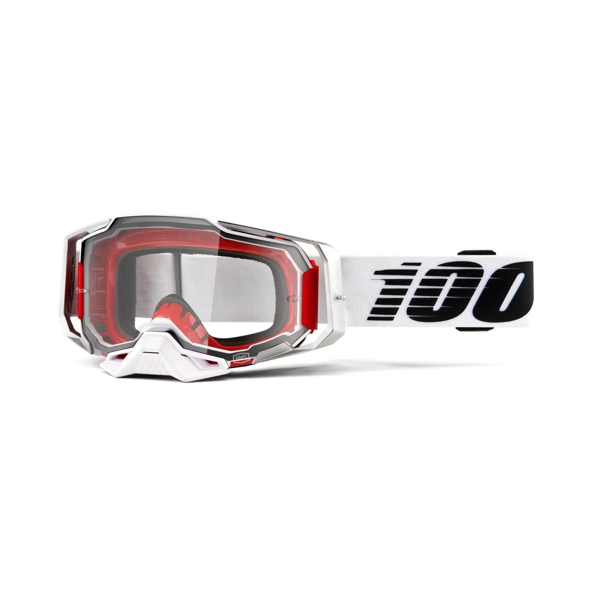 100% Armega Goggles Lightsaber / Clear Lens - FREE UK Shipping, FREE 365 Day Returns | Moto Central