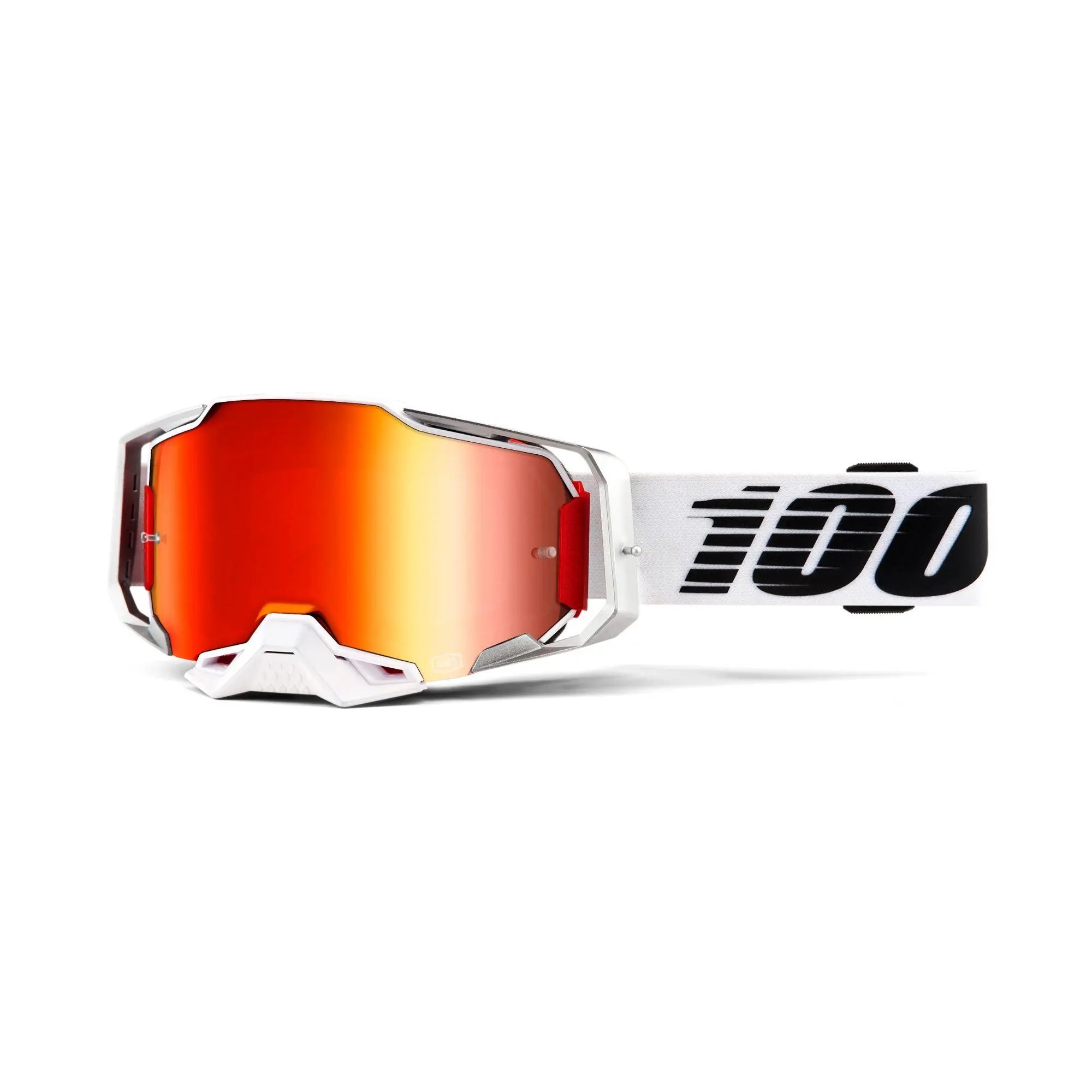 100% Armega Goggles Lightsaber / Red Mirror Lens - FREE UK Shipping, FREE 365 Day Returns | Moto Central