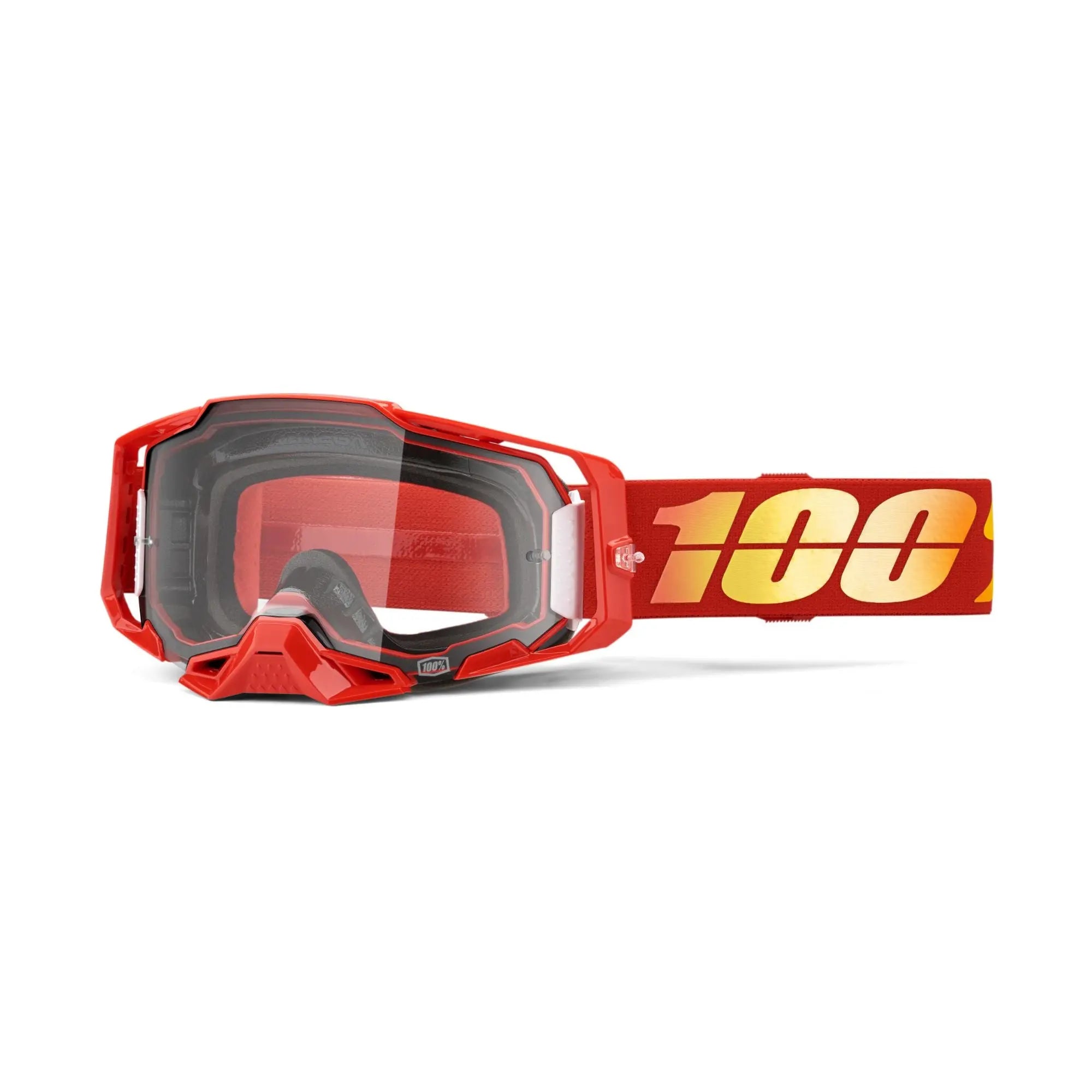 100% Armega Goggles Nuketown / Clear Lens - FREE UK Shipping, FREE 365 Day Returns | Moto Central