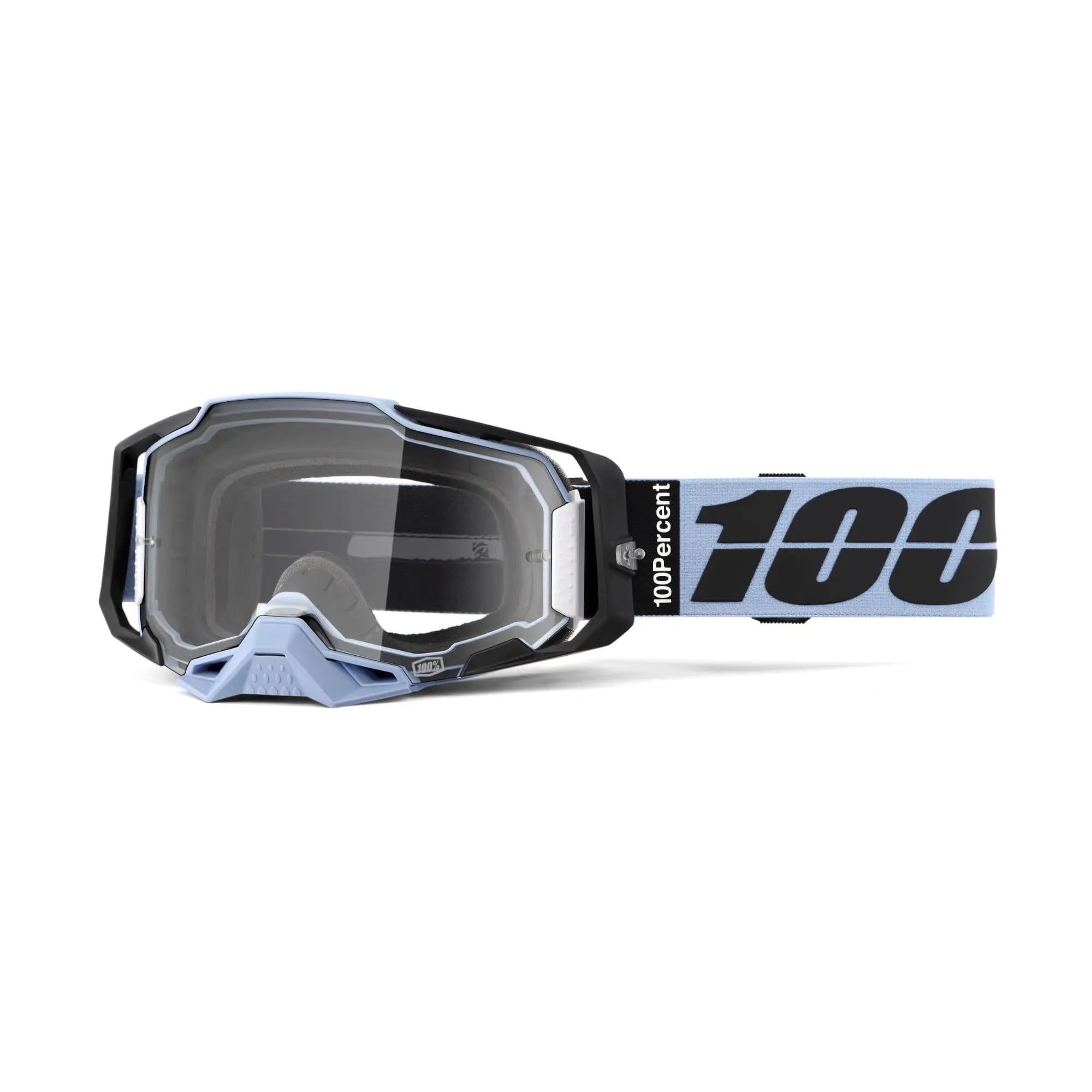 100% Armega Goggles Petros / Clear Lens - FREE UK Shipping, FREE 365 Day Returns | Moto Central