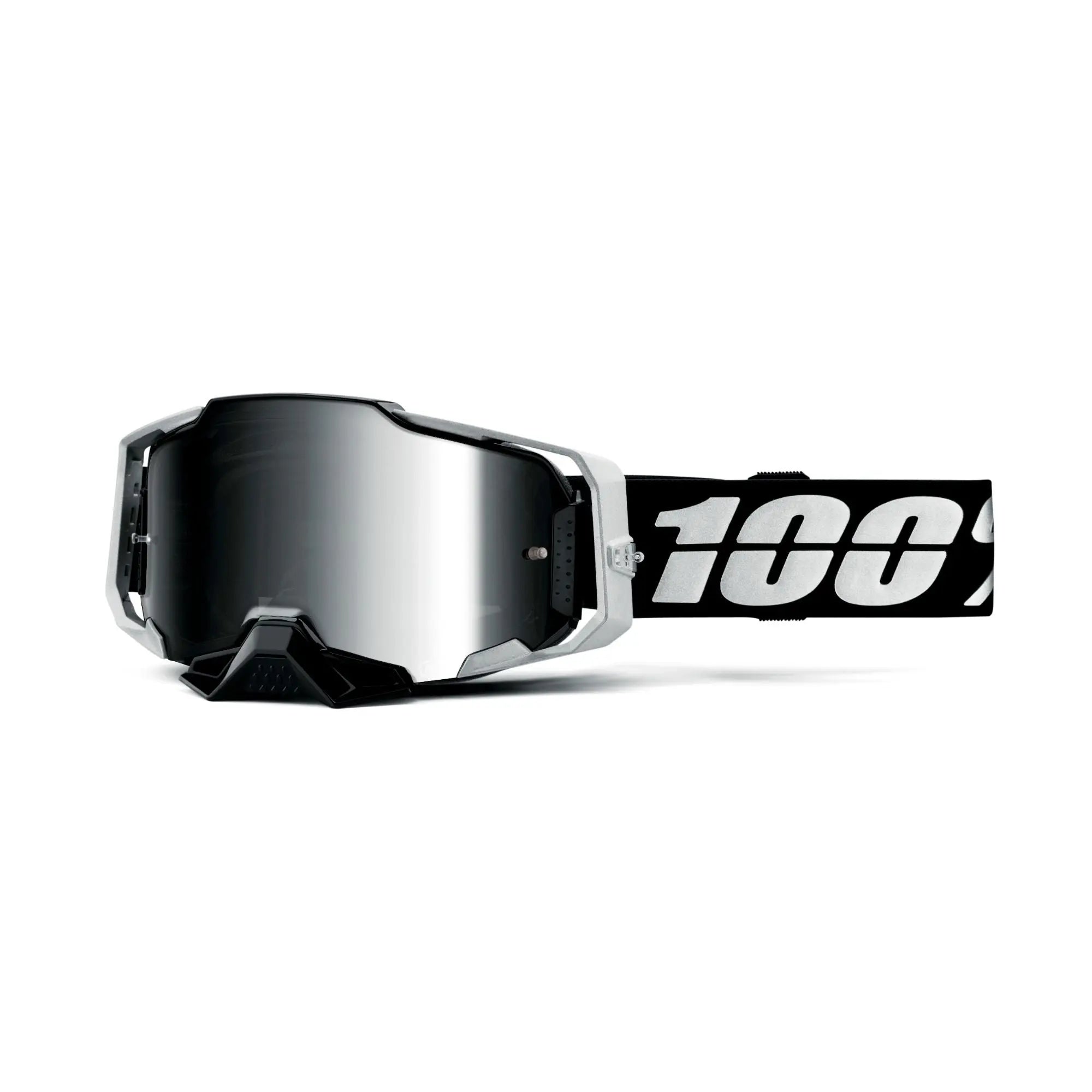 100% Armega Goggles RENEN S2 / Silver Mirror Lens - FREE UK Shipping, FREE 365 Day Returns | Moto Central