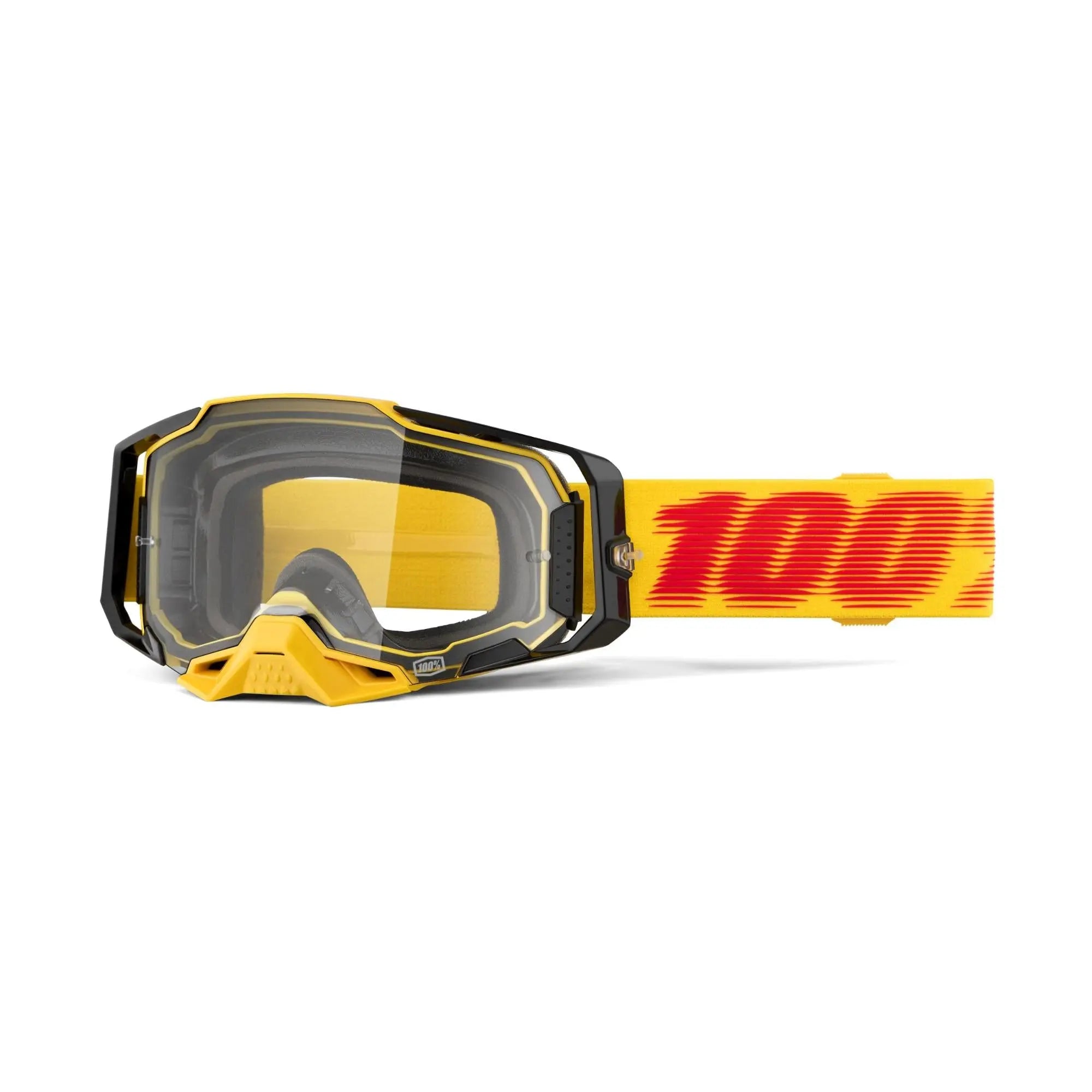 100% Armega Goggles Tetsu / Clear Lens - FREE UK Shipping, FREE 365 Day Returns | Moto Central