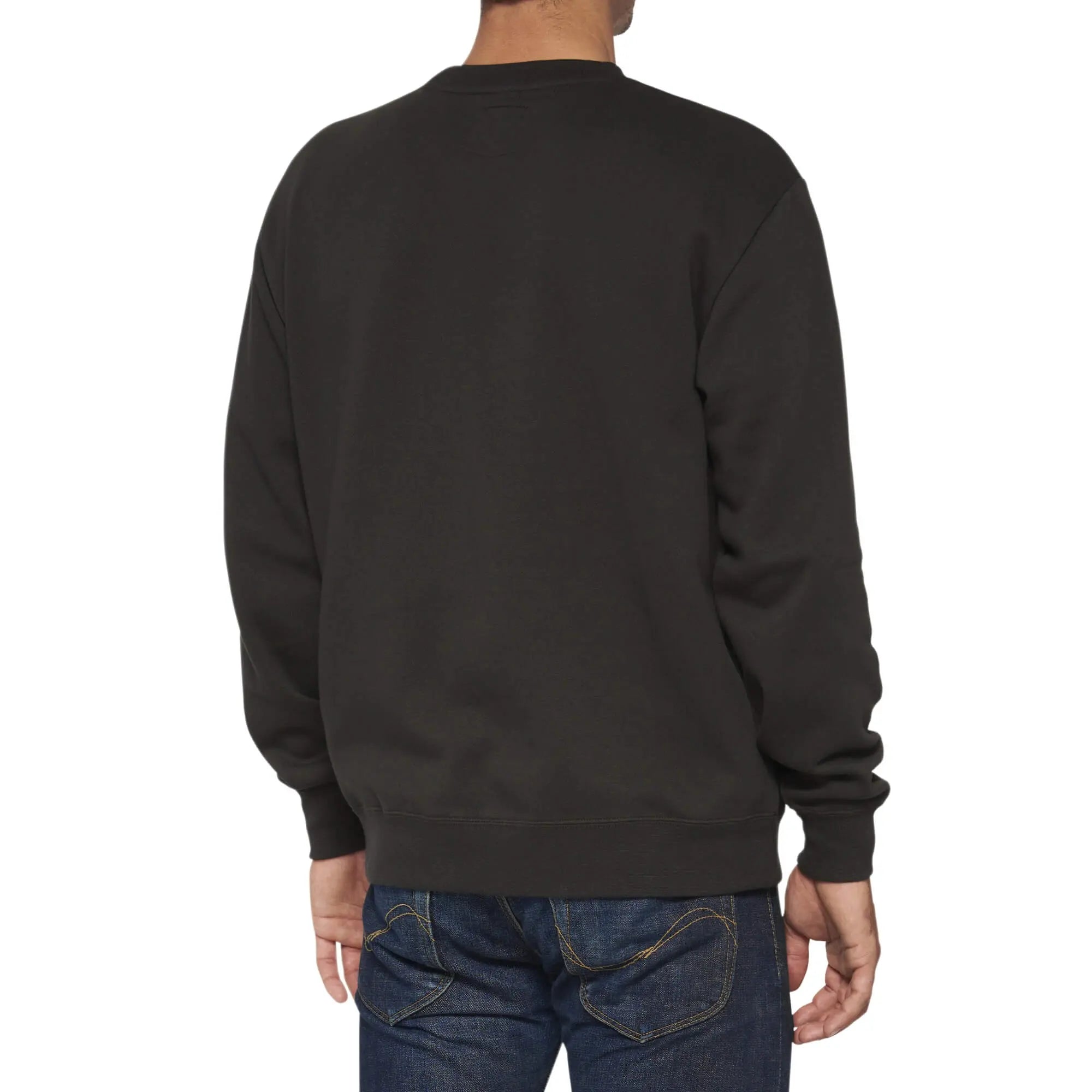 100% Avalanche Pullover Crewneck Fleece Light Black - FREE UK Shipping, FREE 365 Day Returns | Moto Central