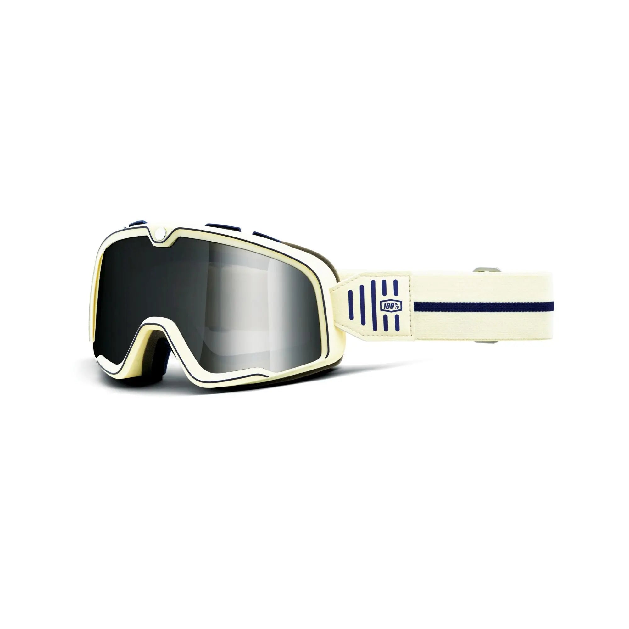 100% Barstow Goggle Arno / Mirror Silver Flash Lens - FREE UK Shipping, FREE 365 Day Returns | Moto Central