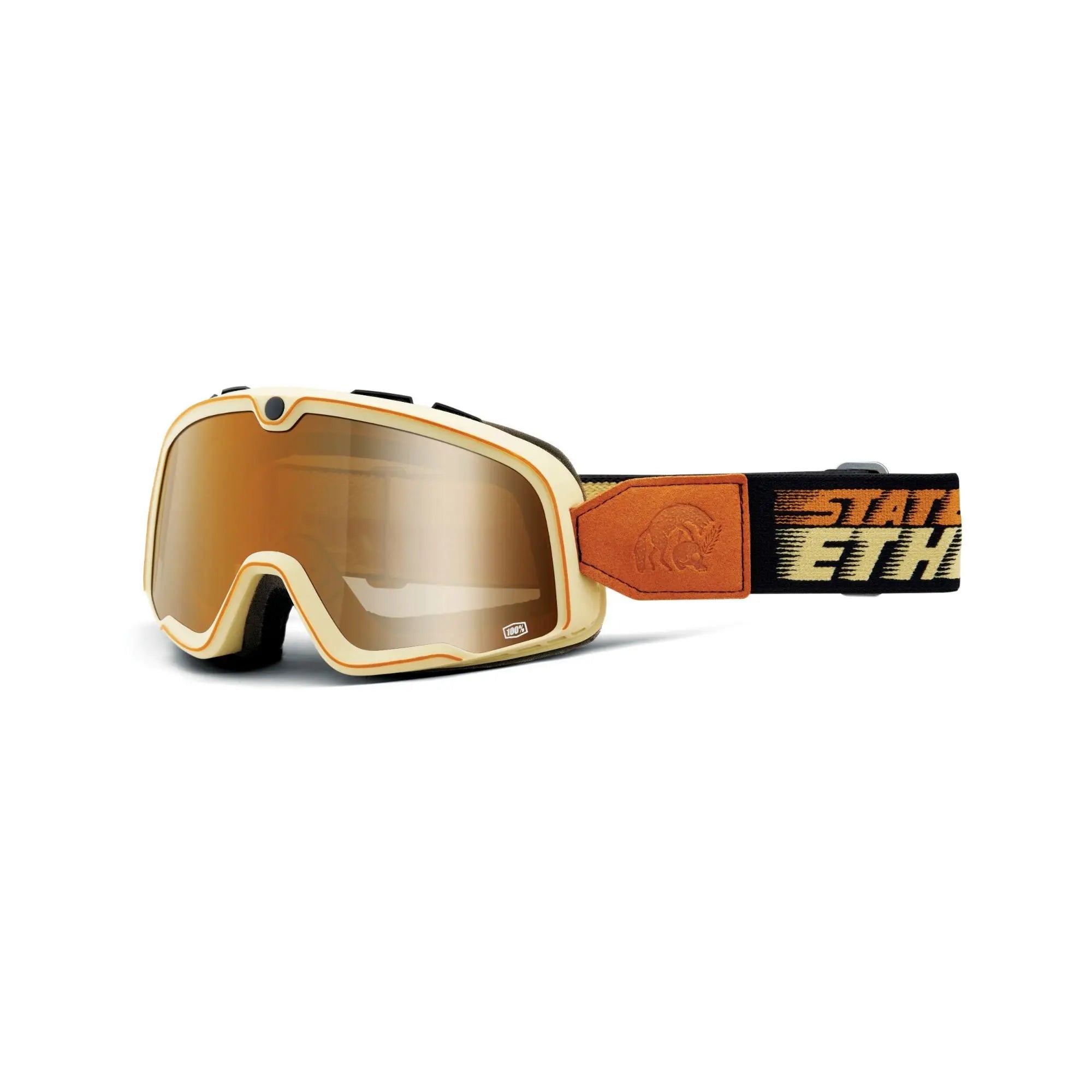 100% Barstow Goggle State of Ethos / Bronze Lens - FREE UK Shipping, FREE 365 Day Returns | Moto Central