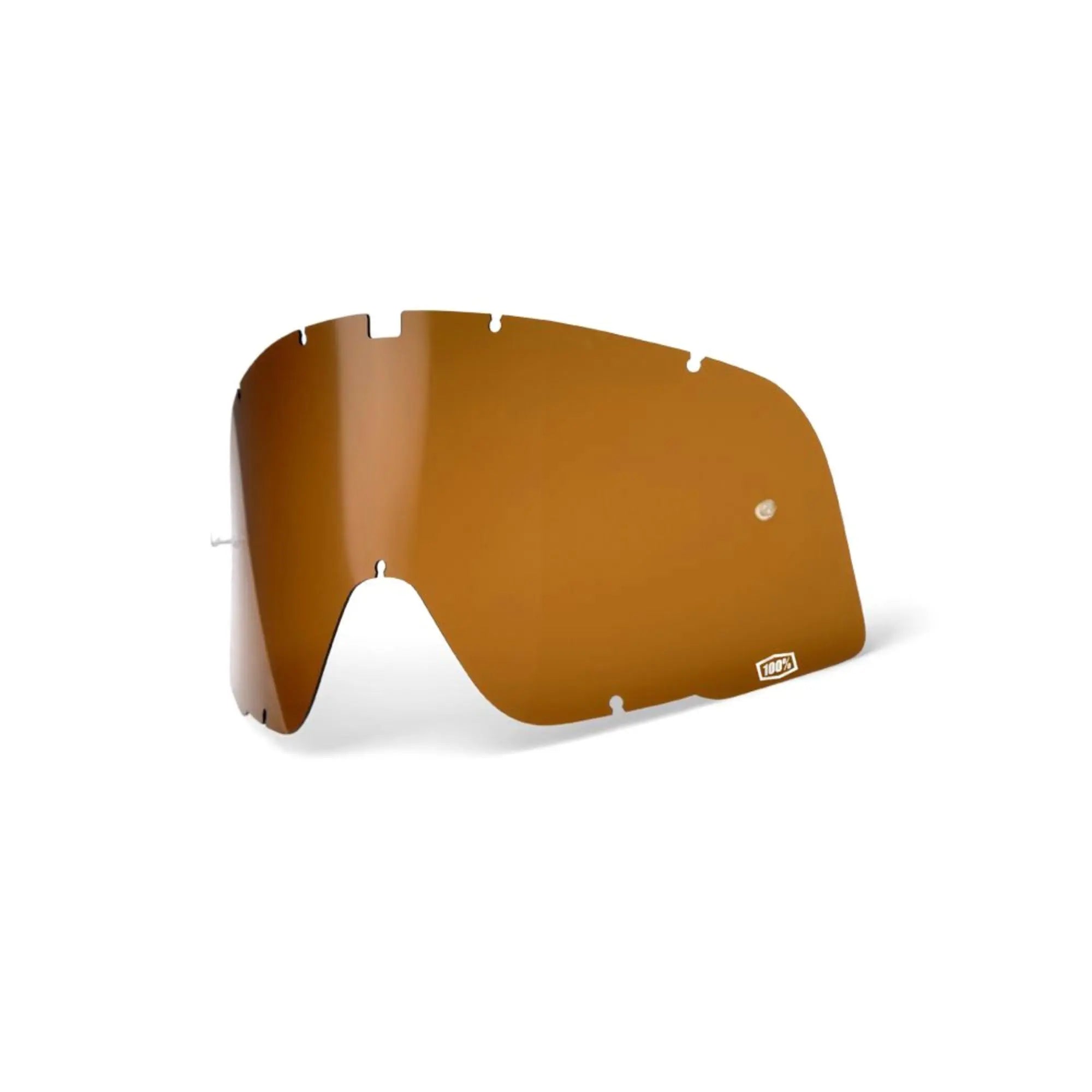 100% Barstow Replacement Dalloz Curved Lens Bronze - FREE UK Shipping, FREE 365 Day Returns | Moto Central