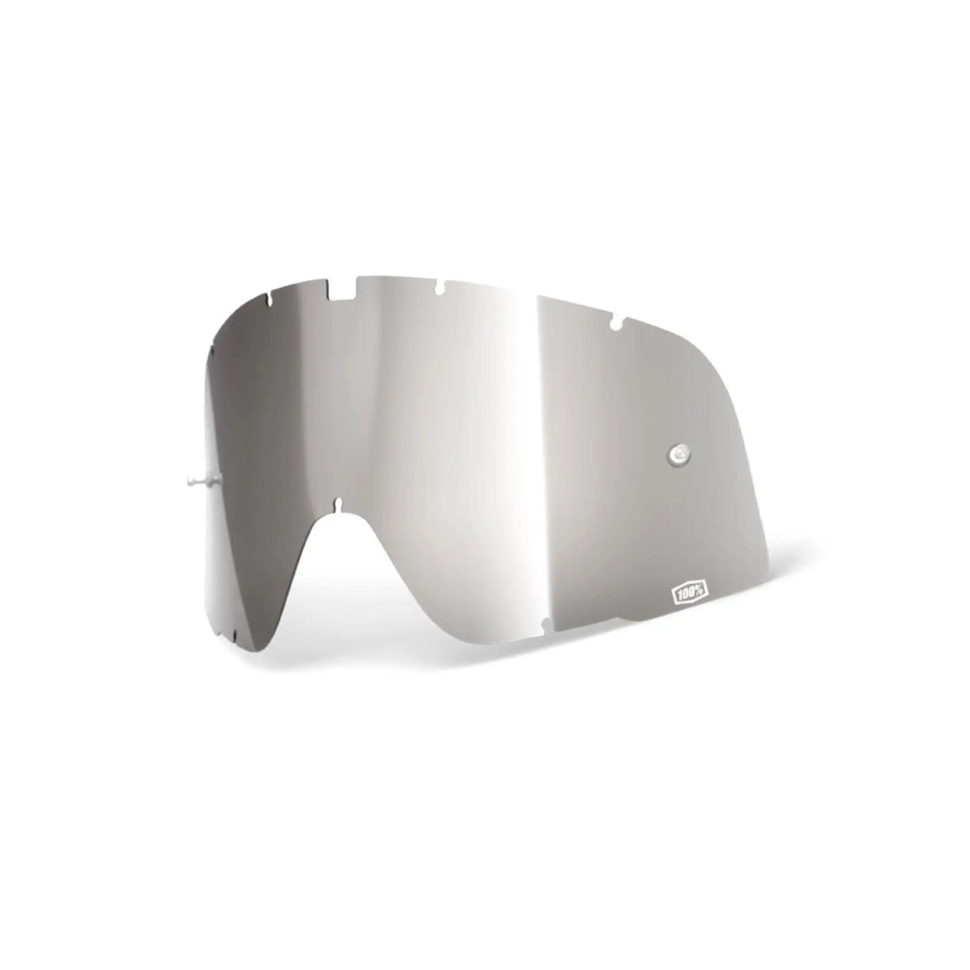 100% Barstow Replacement Lens Silver Mirror - FREE UK Shipping, FREE 365 Day Returns | Moto Central