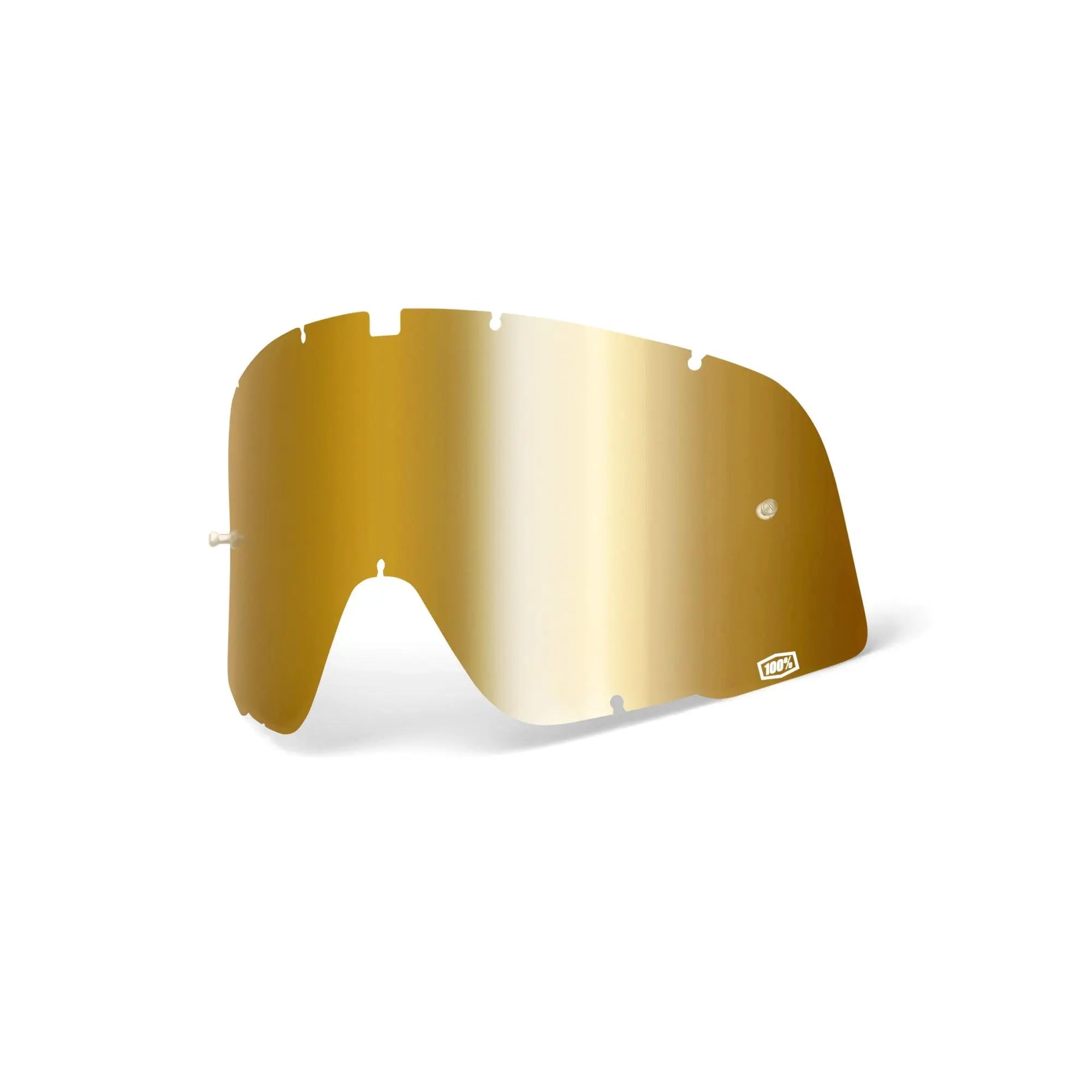 100% Barstow Replacement Lens True Gold - FREE UK Shipping, FREE 365 Day Returns | Moto Central