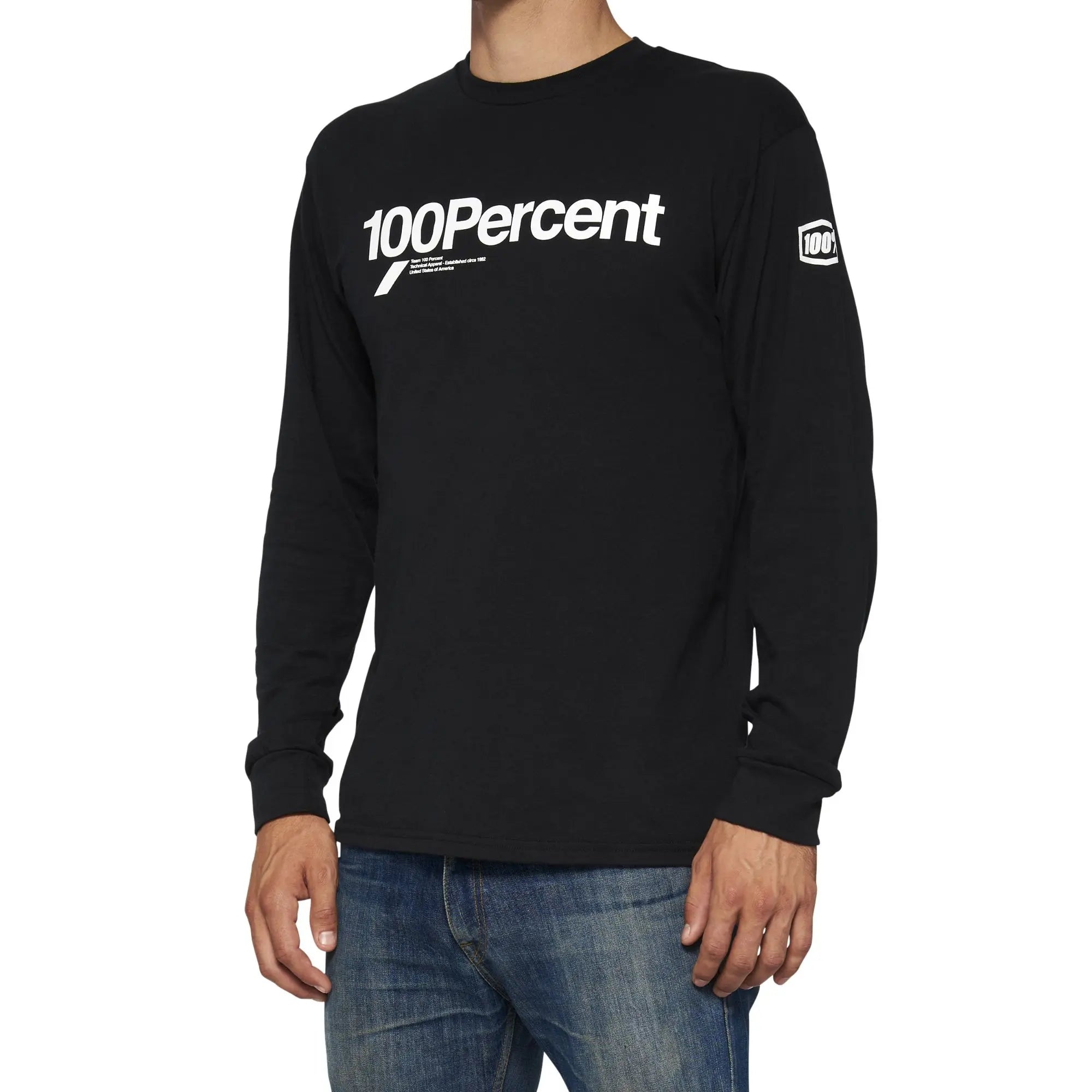 100% Bilto Long Sleeves T-Shirt Black - FREE UK Shipping, FREE 365 Day Returns | Moto Central