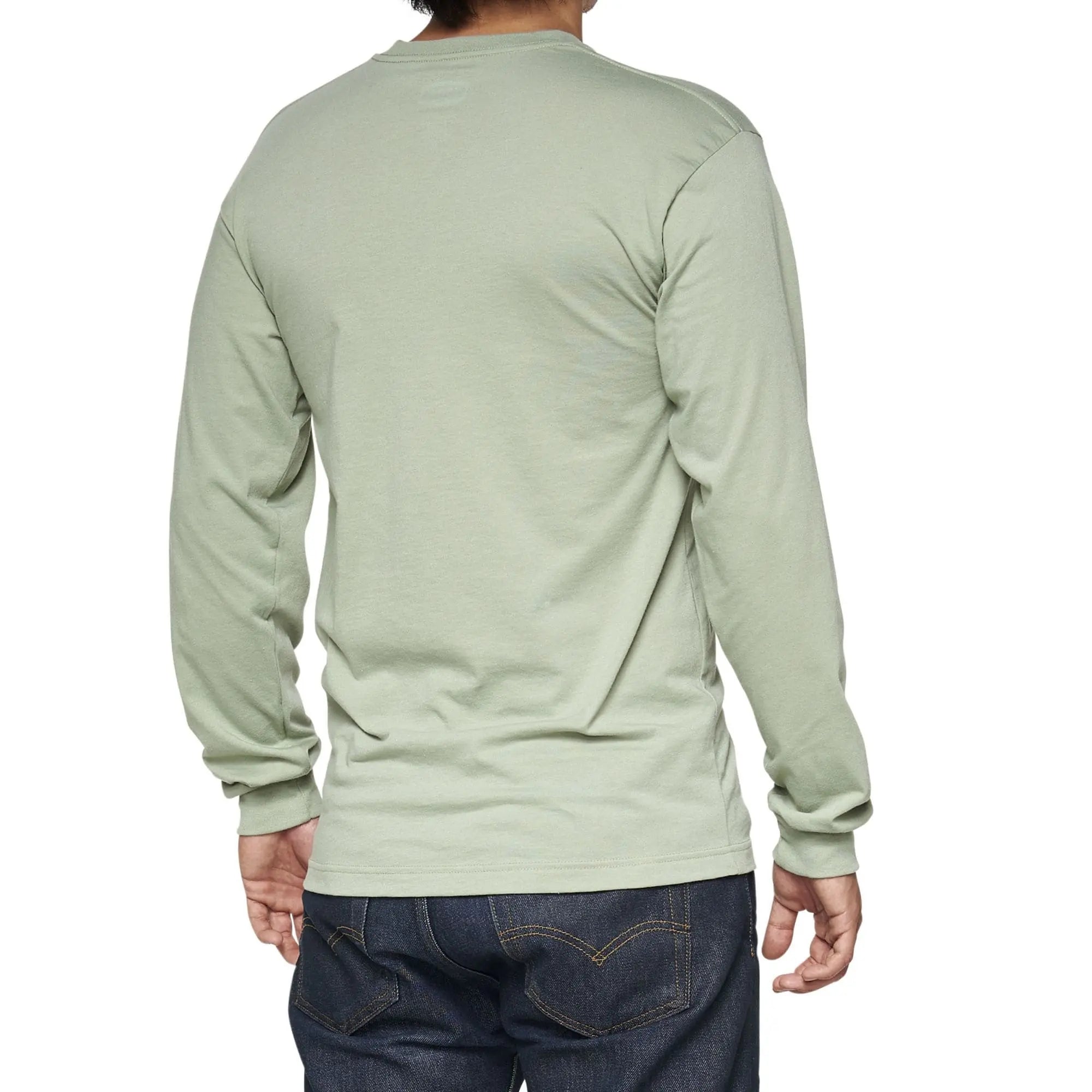 100% Bilto Long Sleeves T-Shirt Slate Green - FREE UK Shipping, FREE 365 Day Returns | Moto Central