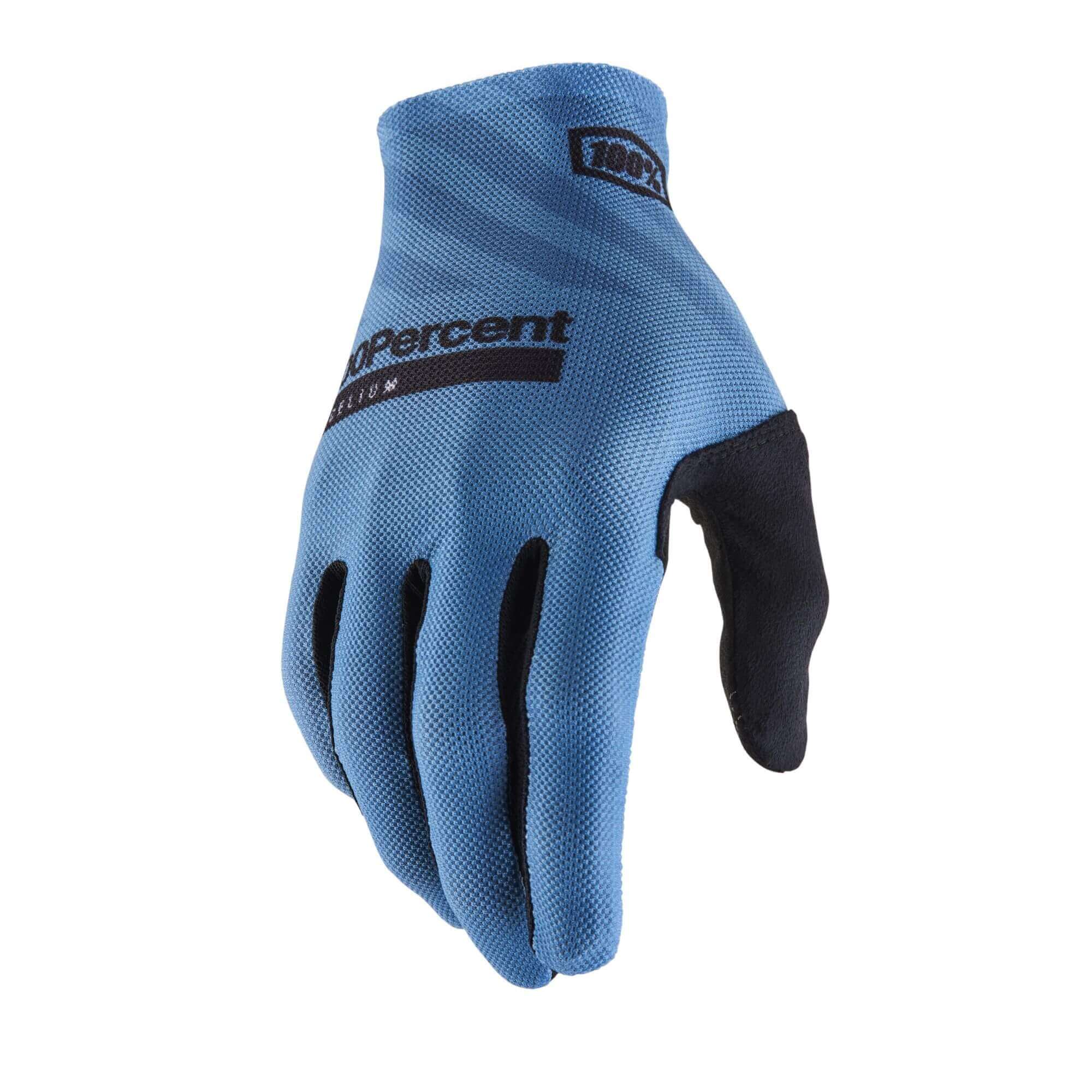 100% Celium Gloves Slate Blue - FREE UK Shipping, FREE 365 Day Returns | Moto Central