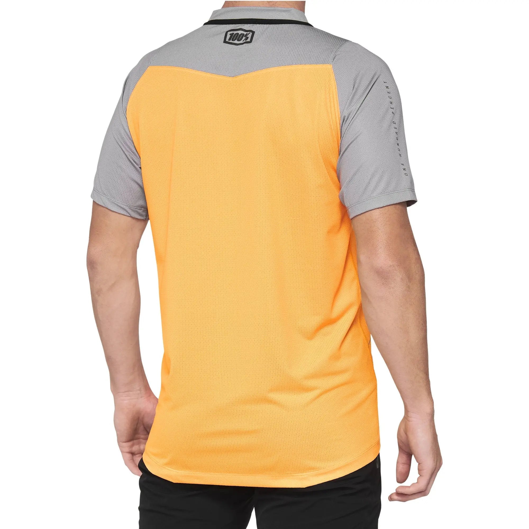 100% Celium Jersey Grey / Orange - FREE UK Shipping, FREE 365 Day Returns | Moto Central