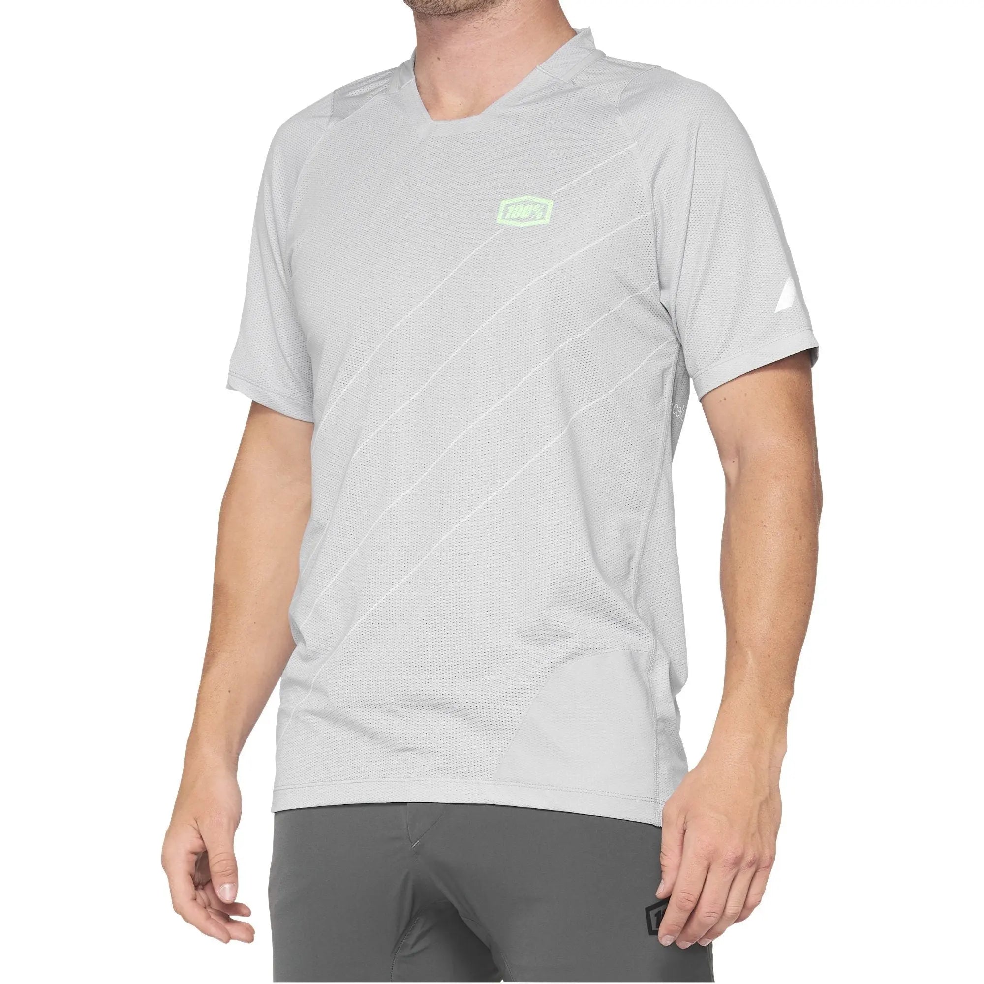 100% Celium Jersey Vapor / Lime - FREE UK Shipping, FREE 365 Day Returns | Moto Central