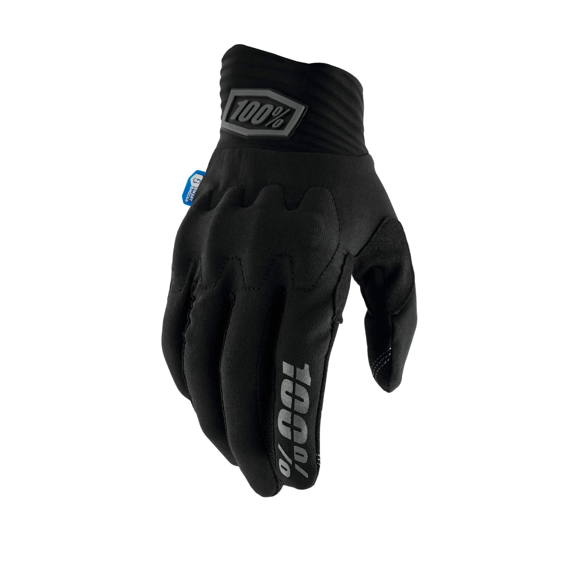 100% Cognito Smart Shock Gloves Black - FREE UK Shipping, FREE 365 Day Returns | Moto Central