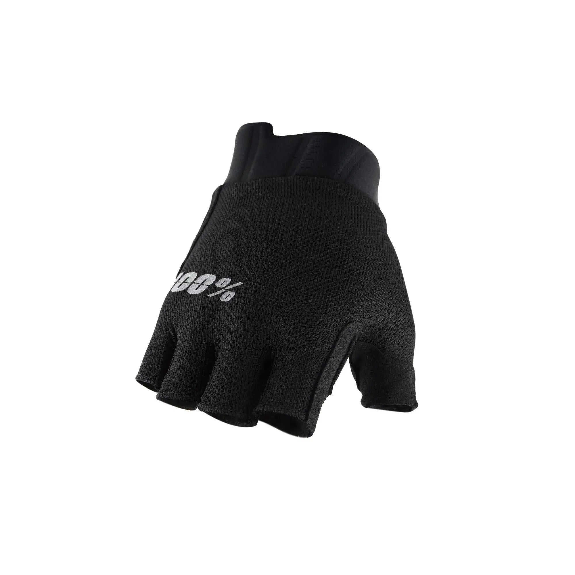 100% Exceeda Gloves Solid Black - FREE UK Shipping, FREE 365 Day Returns | Moto Central