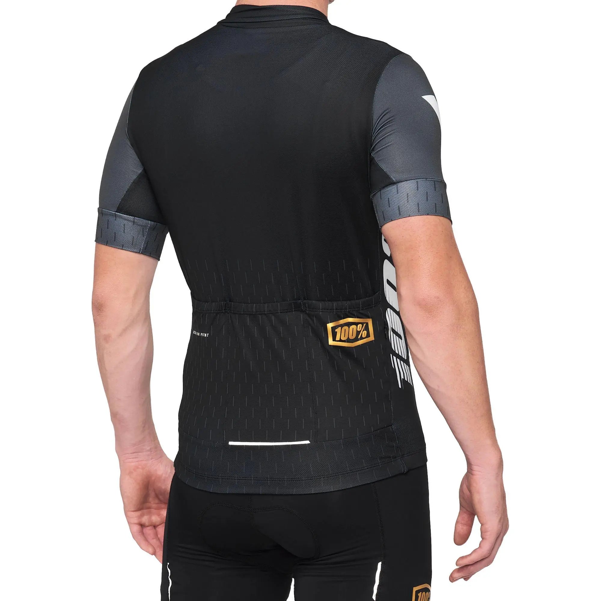 100% Exceeda Jersey Black / Charcoal - FREE UK Shipping, FREE 365 Day Returns | Moto Central