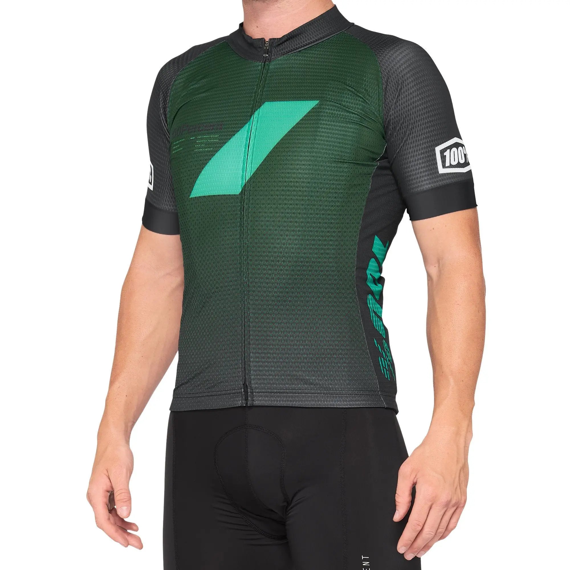 100% Exceeda Jersey Teal / Black - FREE UK Shipping, FREE 365 Day Returns | Moto Central