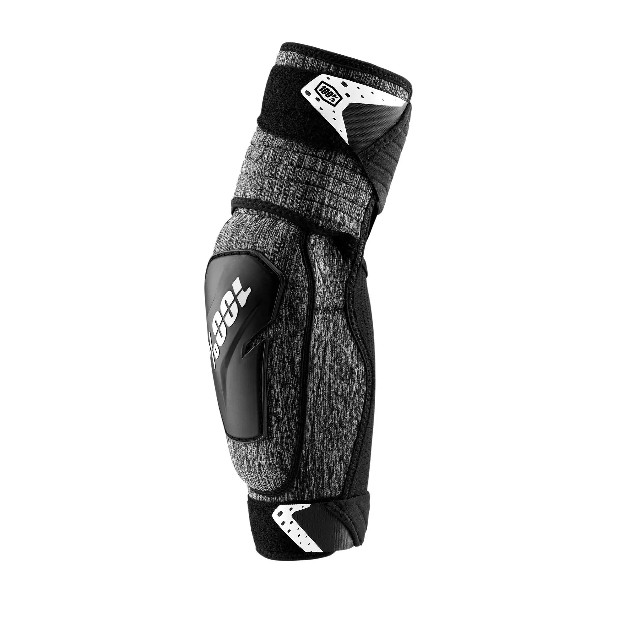 100% Fortis Elbow Guards Grey Heather / Black - FREE UK Shipping, FREE 365 Day Returns | Moto Central