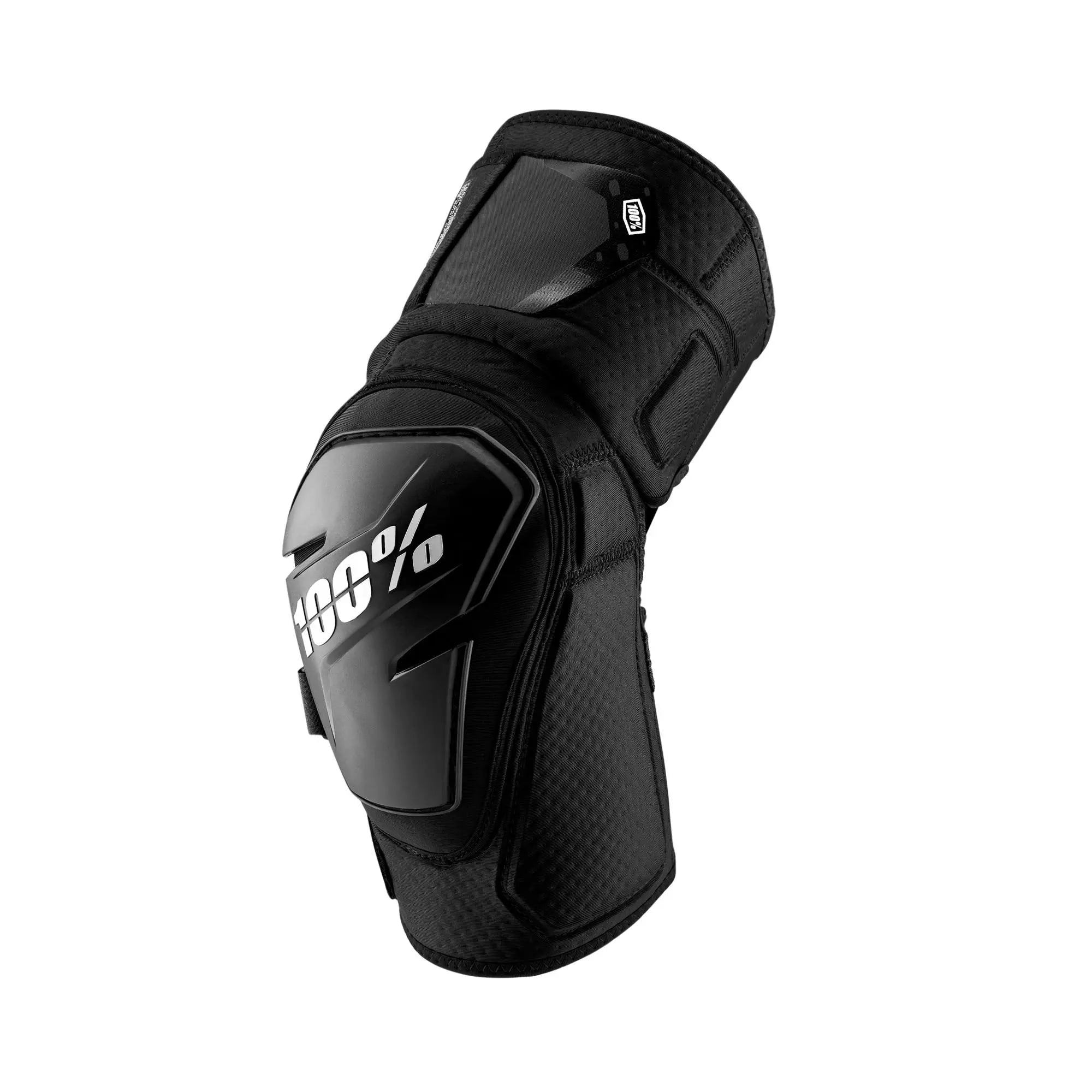 100% Fortis Knee Guards Black - FREE UK Shipping, FREE 365 Day Returns | Moto Central