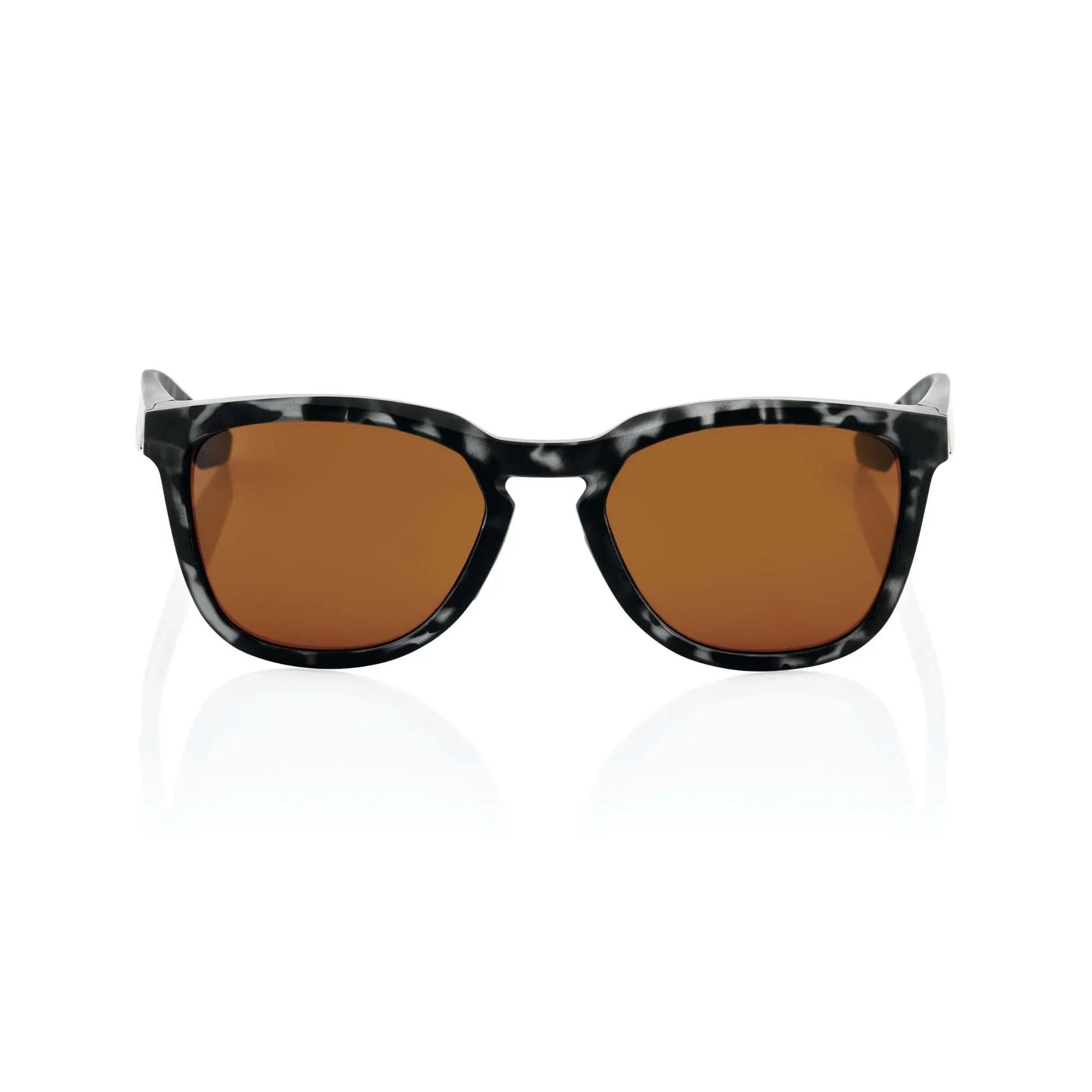 100% Hudson Glasses Matt Black Havana / Bronze Lens - FREE UK Shipping, FREE 365 Day Returns | Moto Central